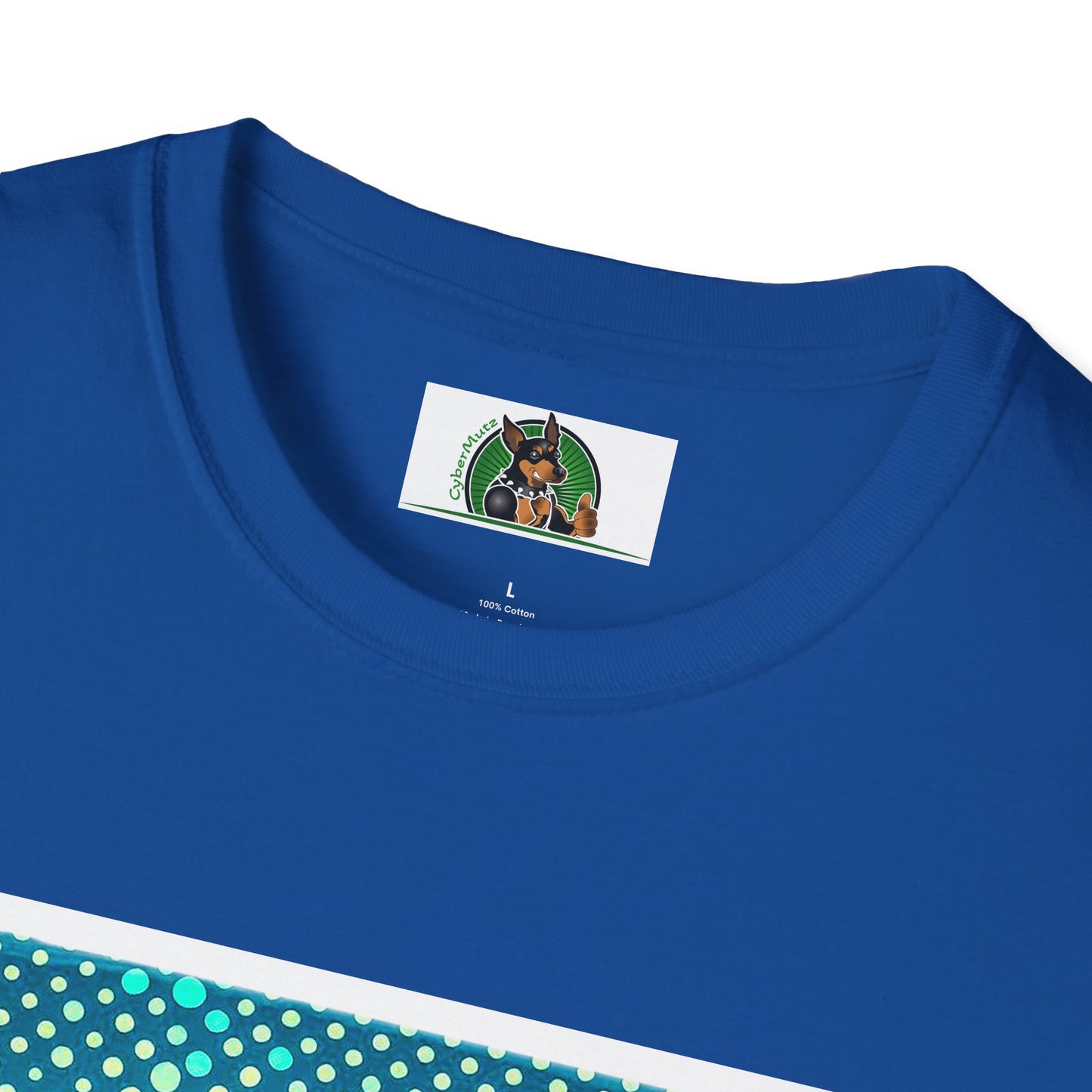 Wacky Australian Shepherd Dog In Colorful Car T-Shirt Printify