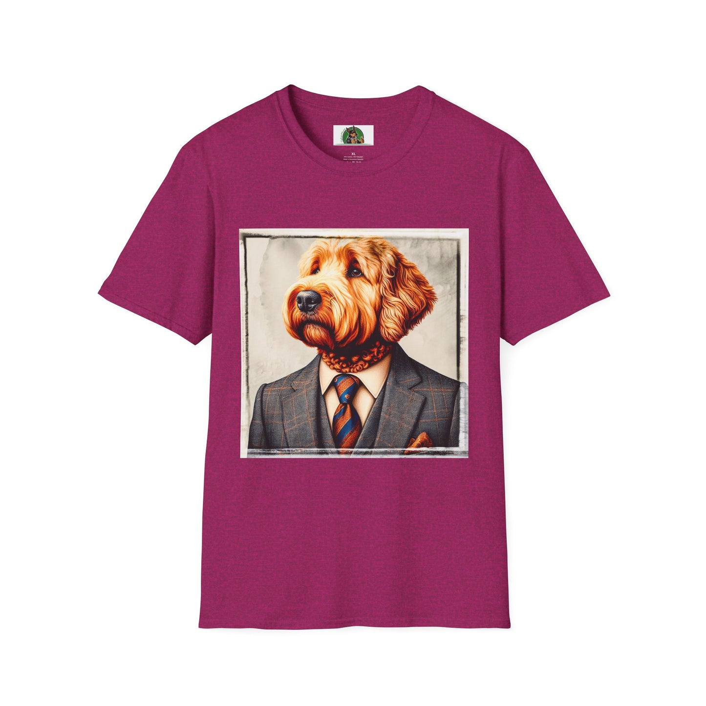 Golden Doodle T-Shirt Printify S Antique Heliconia