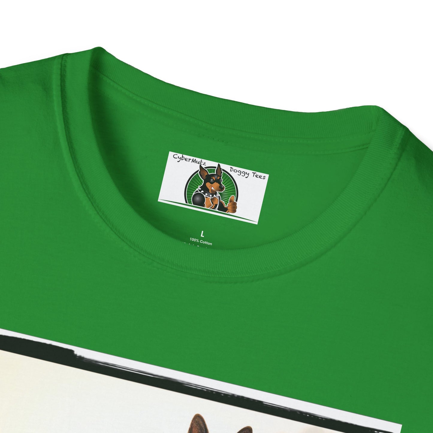 Road Bike German Shepherd Unisex Softstyle T-Shirt