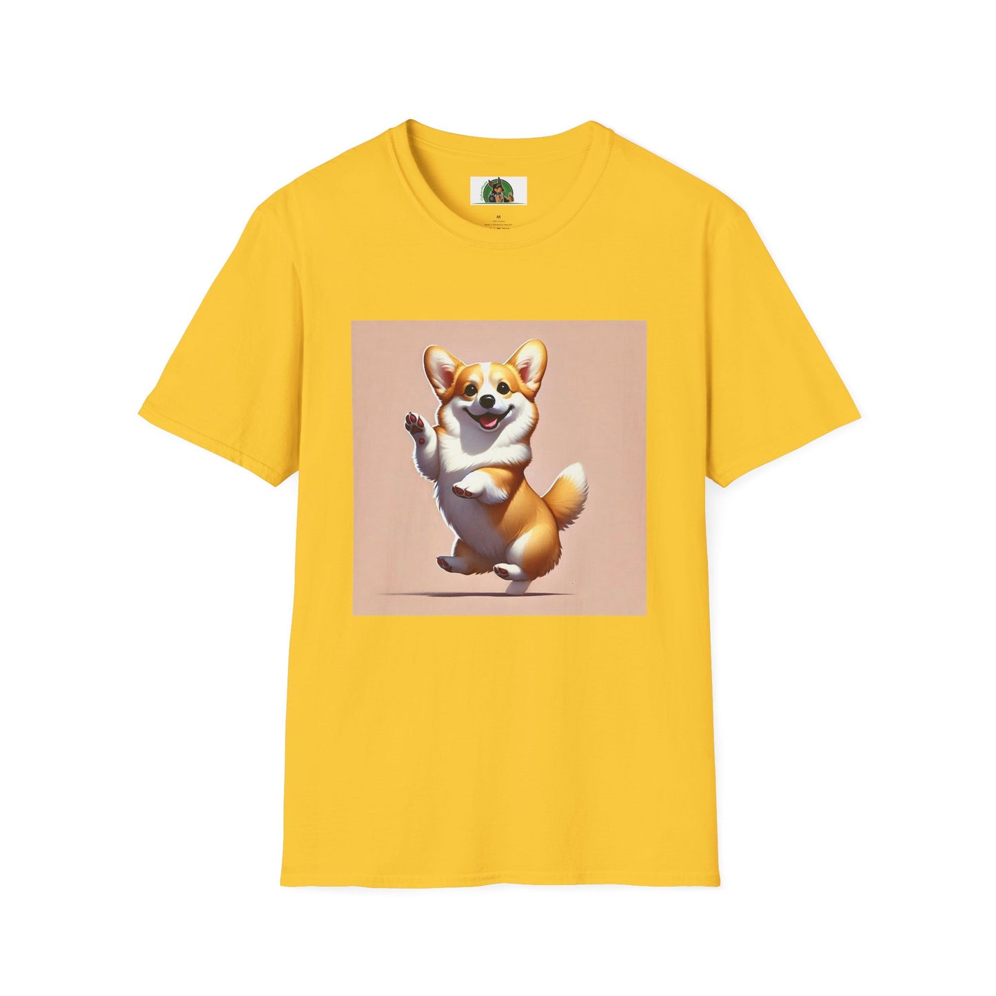 Dancing Pembroke Welsh Corgi T-Shirt T-Shirt Printify S Daisy
