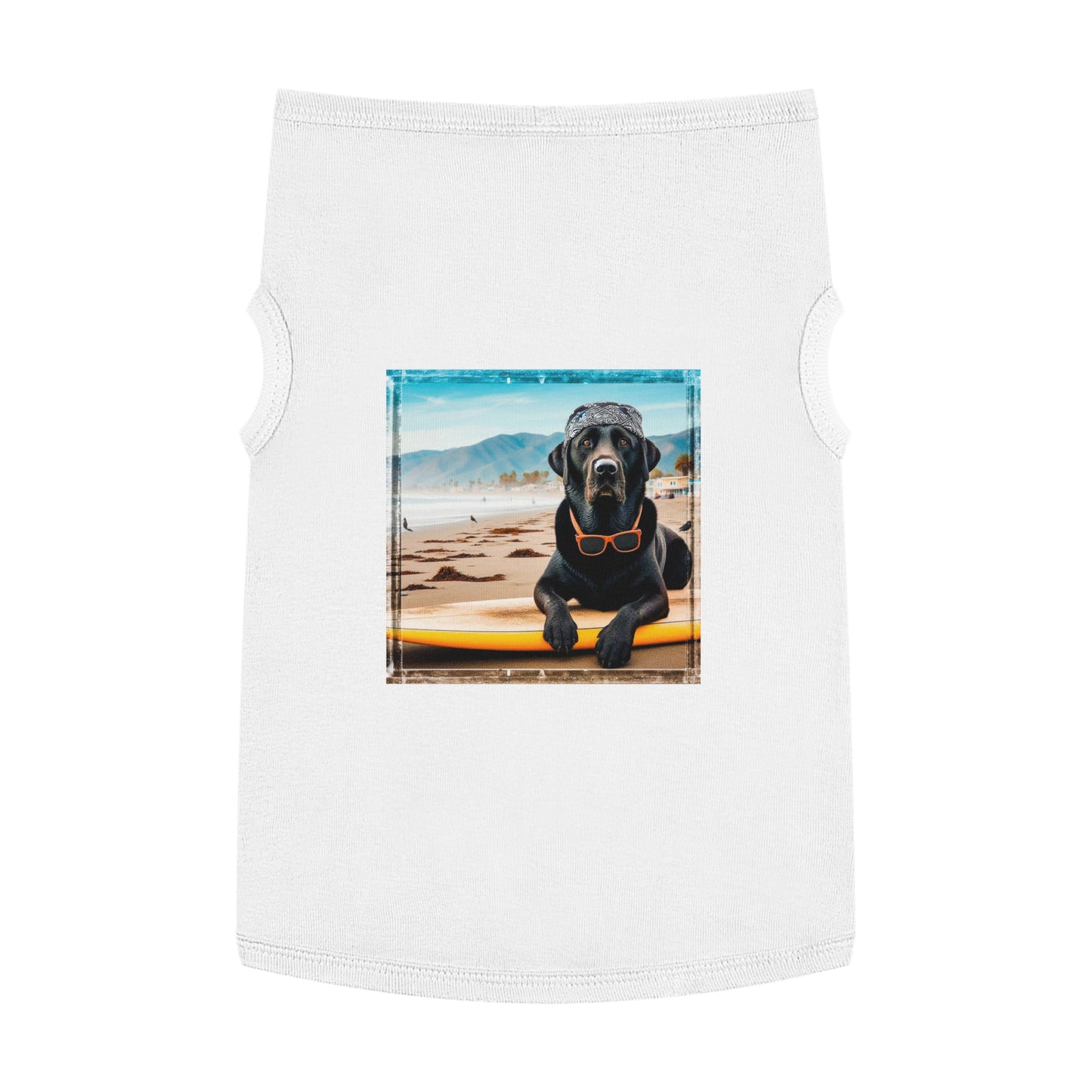 Pet Tank Top Labrador Retriever Pets Printify XL White 