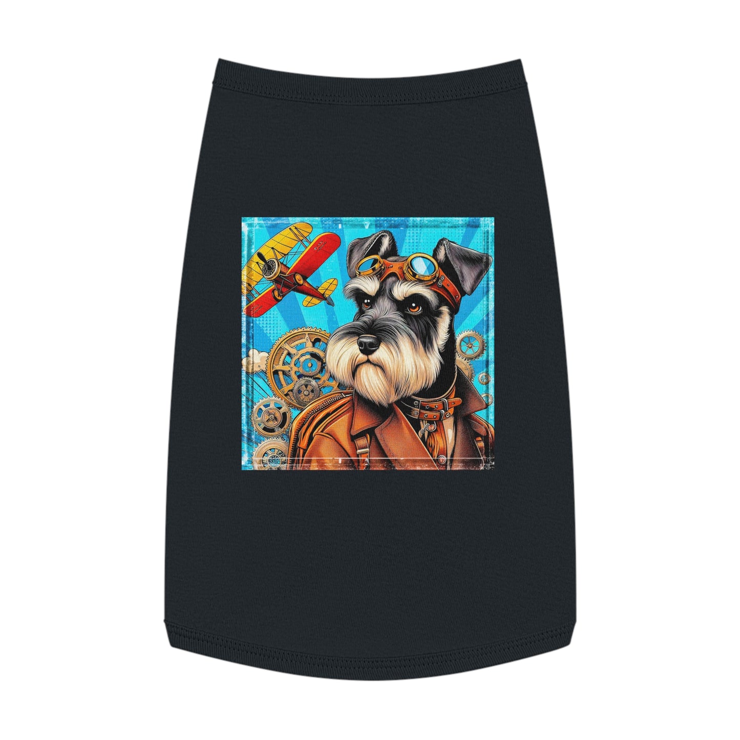 Pet Tank Top Miniature Schnauzer Pets Printify L Black 