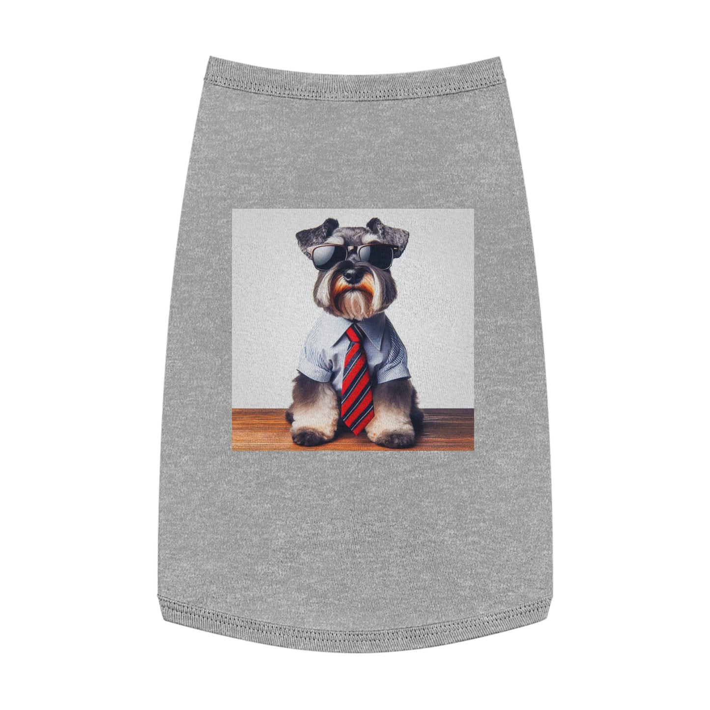 Pet Tank Top Miniature Schnauzer Pets Printify   