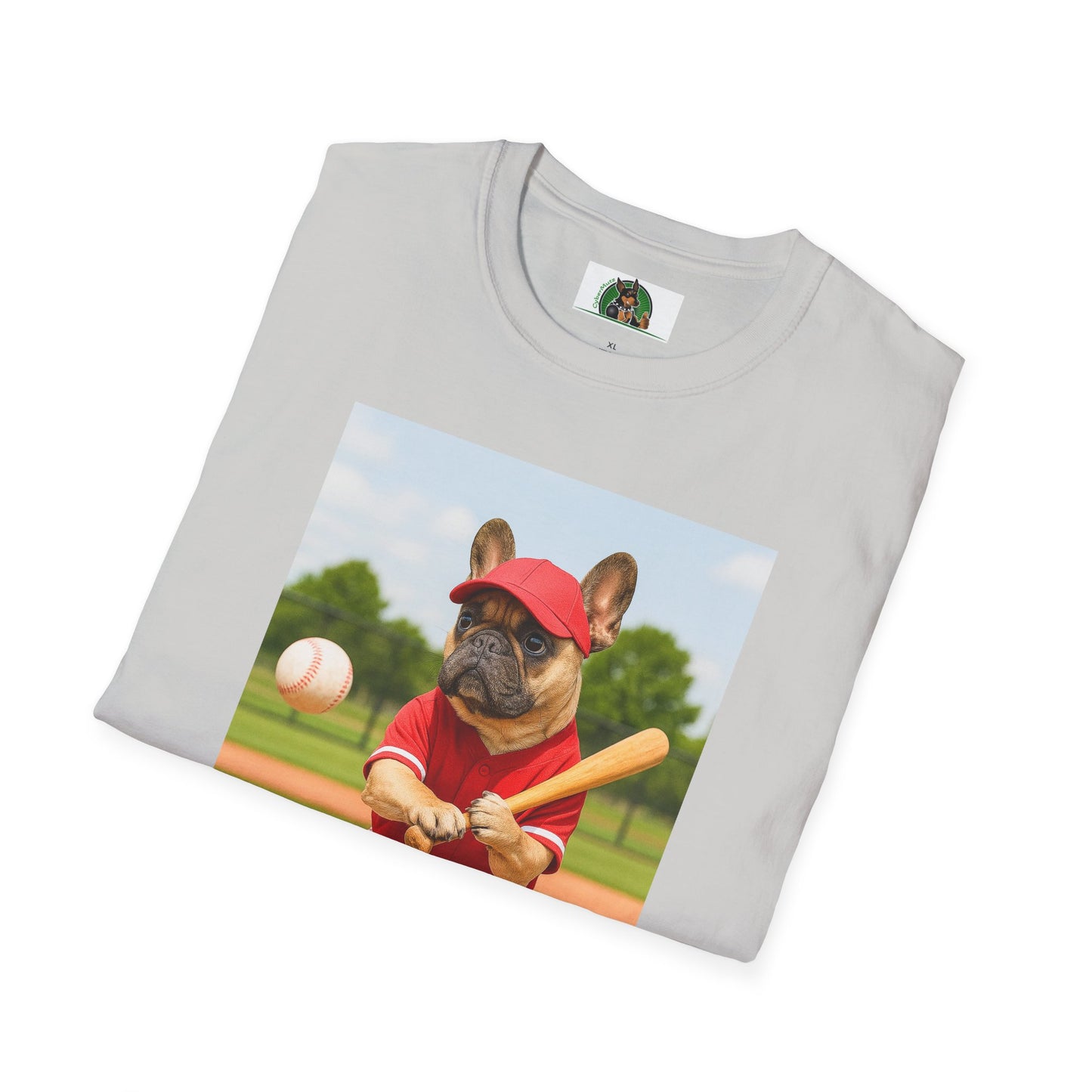 Sports Baseball French Bulldog T-Shirt