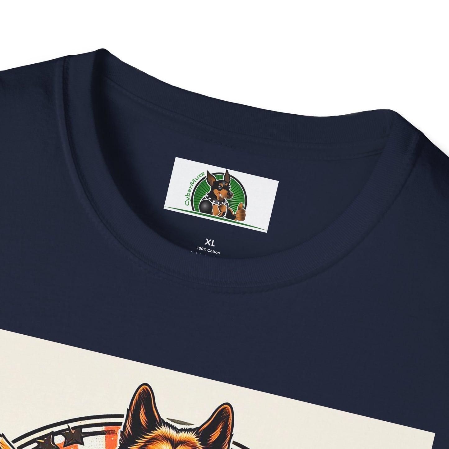 German Shepherd Angel bike riding T-Shirt Printify