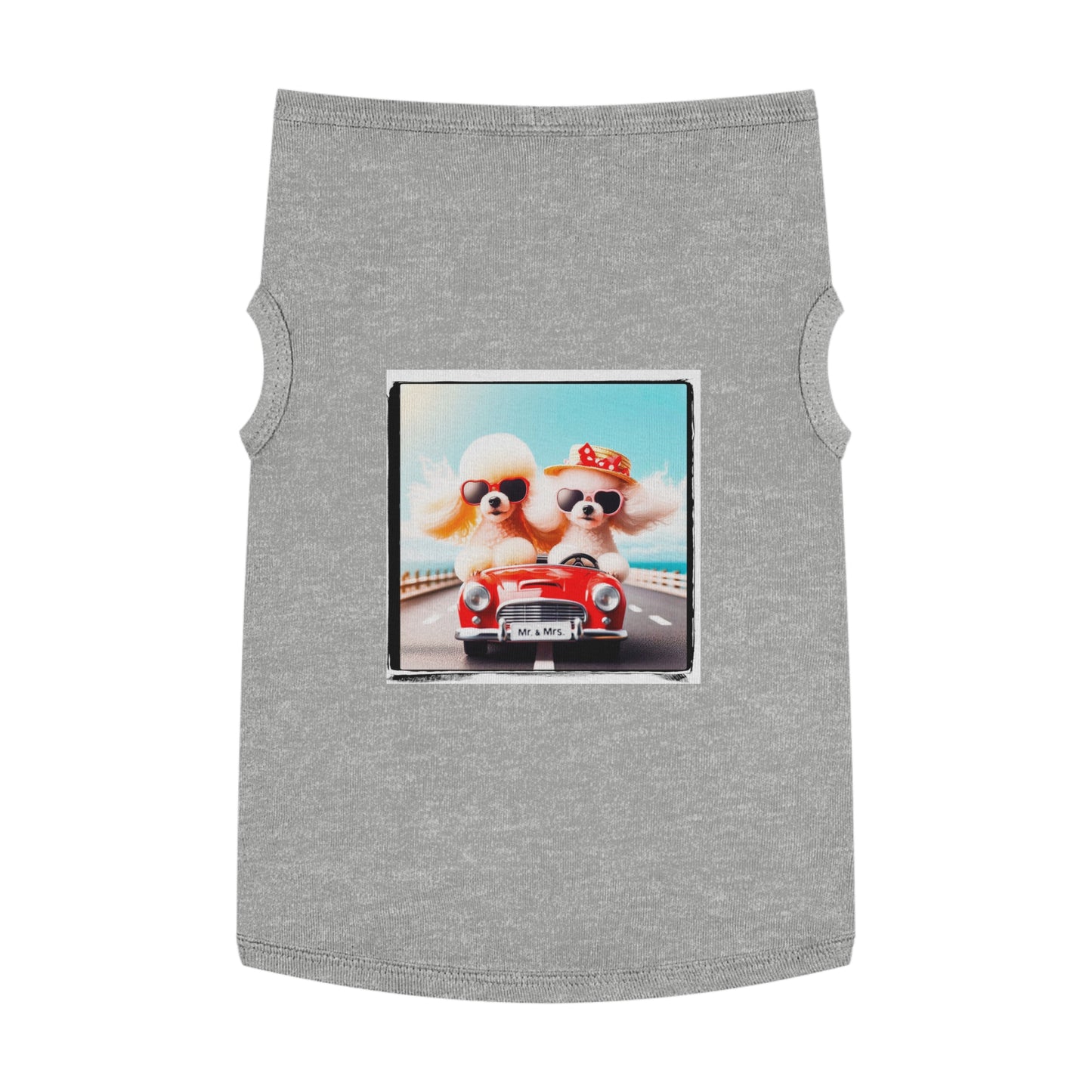 Wacky Pet Tank Top Poodle Pets Printify XL Heather 