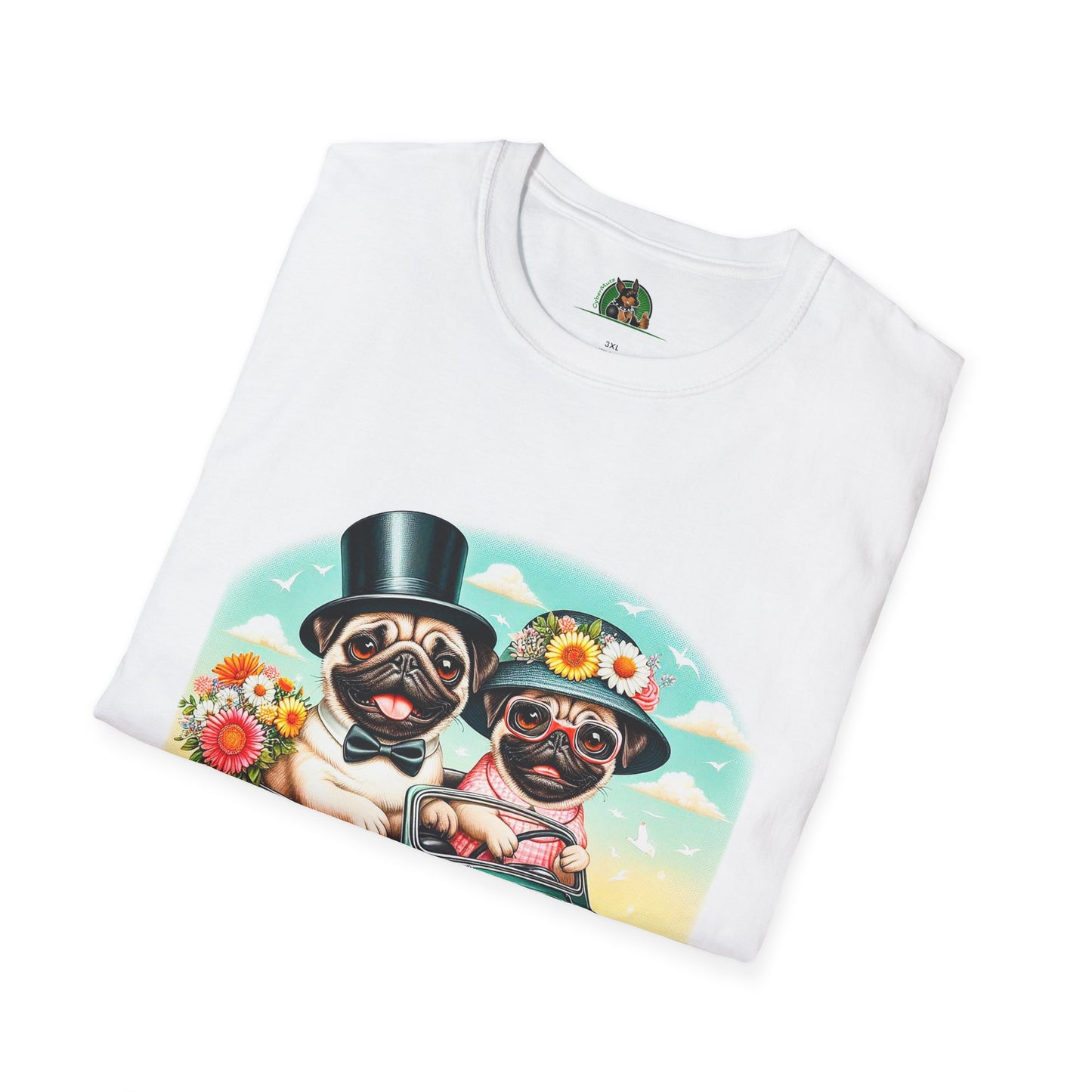 Wacky Pugs T-Shirt Printify   