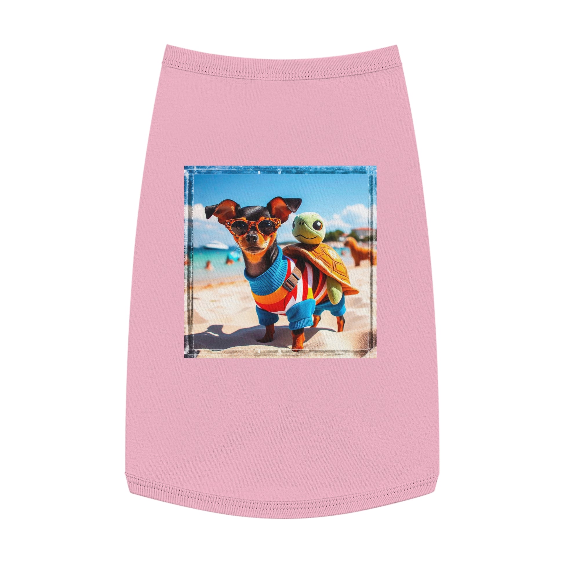 Dog Tank Top - Min Pin Tank Tops Pets Printify   