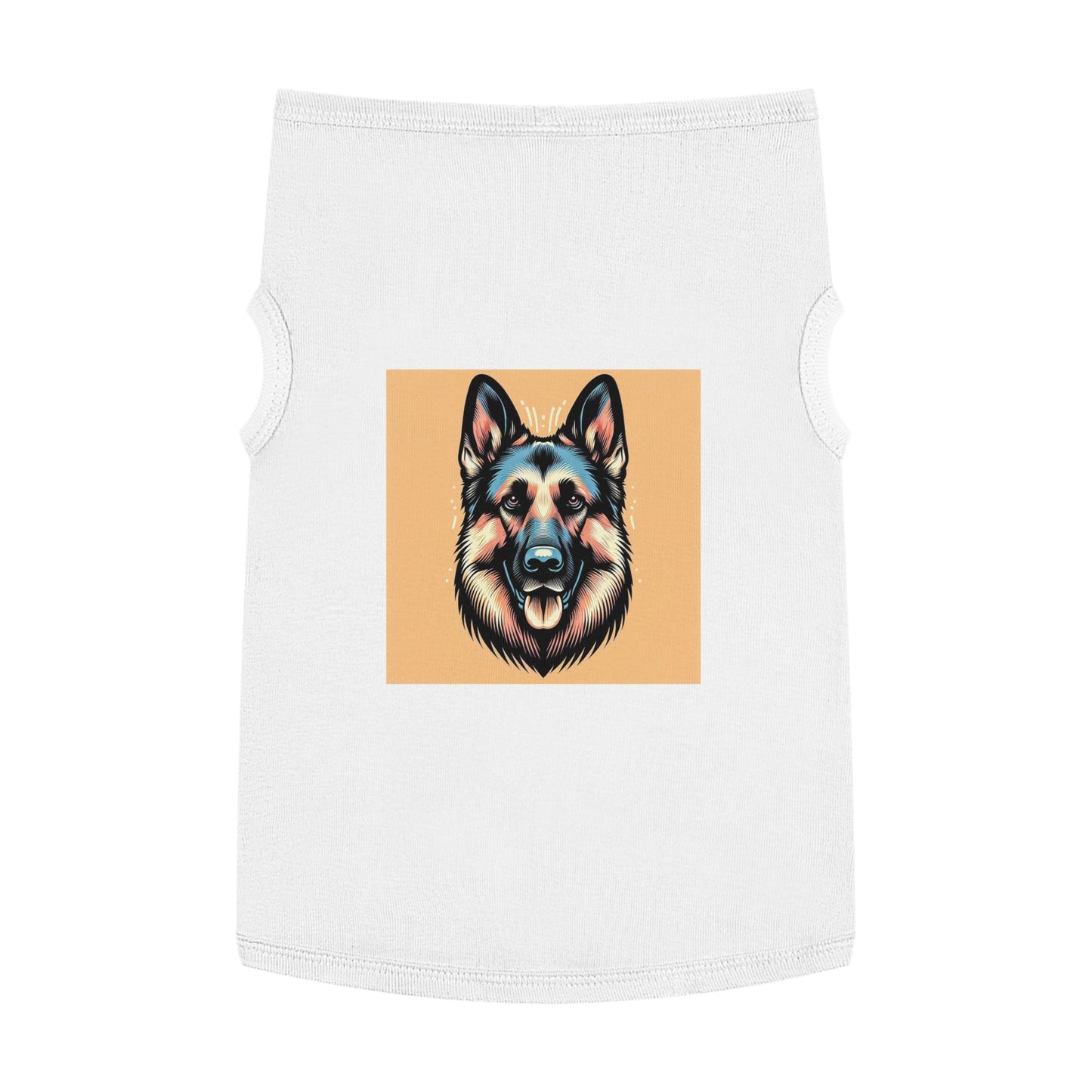 Pet Tank Top German Shepherd Pets Printify XL White 