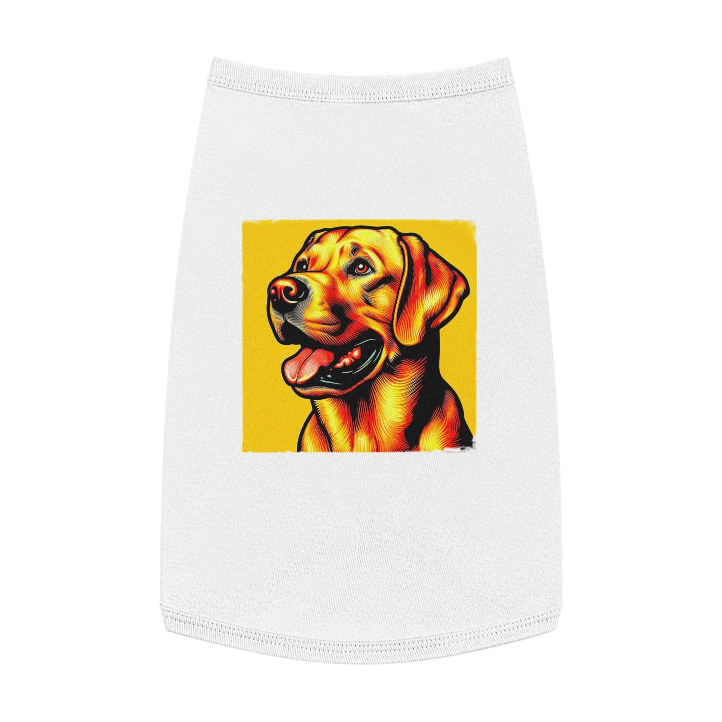 Pet Tank Top Labrador Retriever Pets Printify L White 