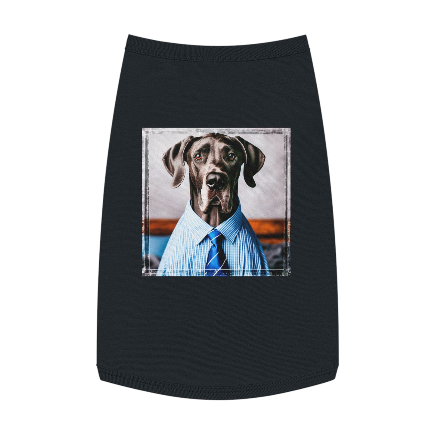 Pet Tank Top Great Dane Pets Printify L Black