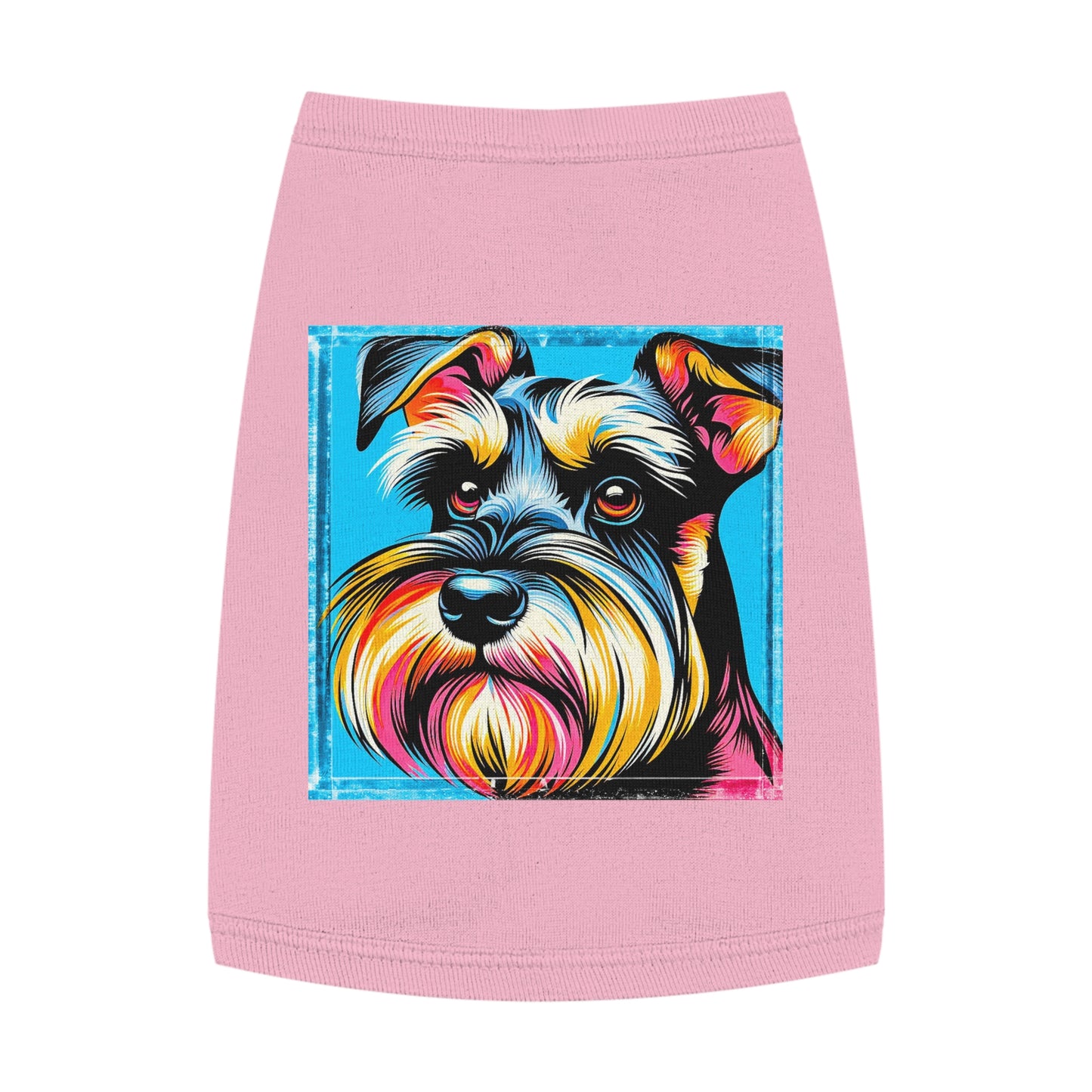 Pet Tank Top Miniature Schnauzer Pets Printify M Pink 