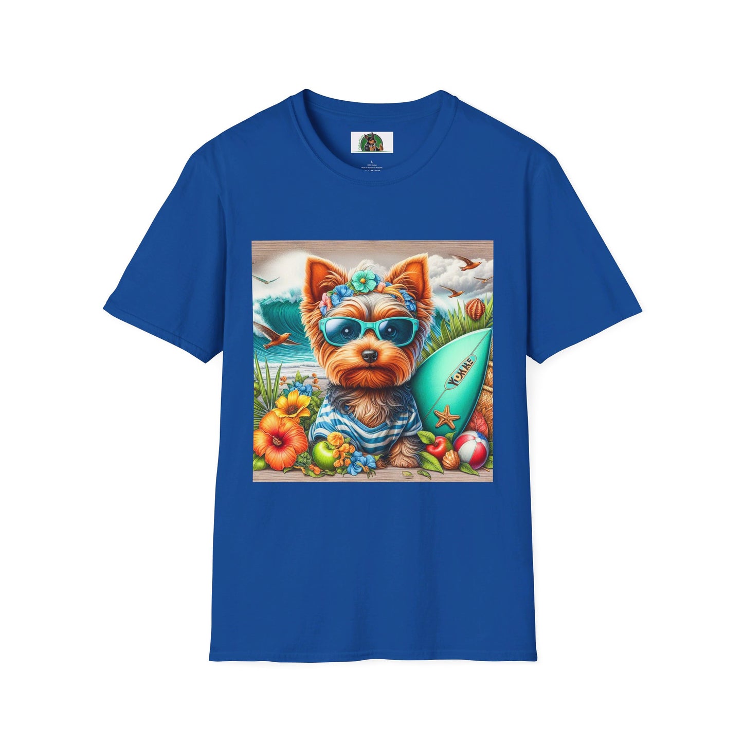 Yorkie T-Shirt Printify S Royal 