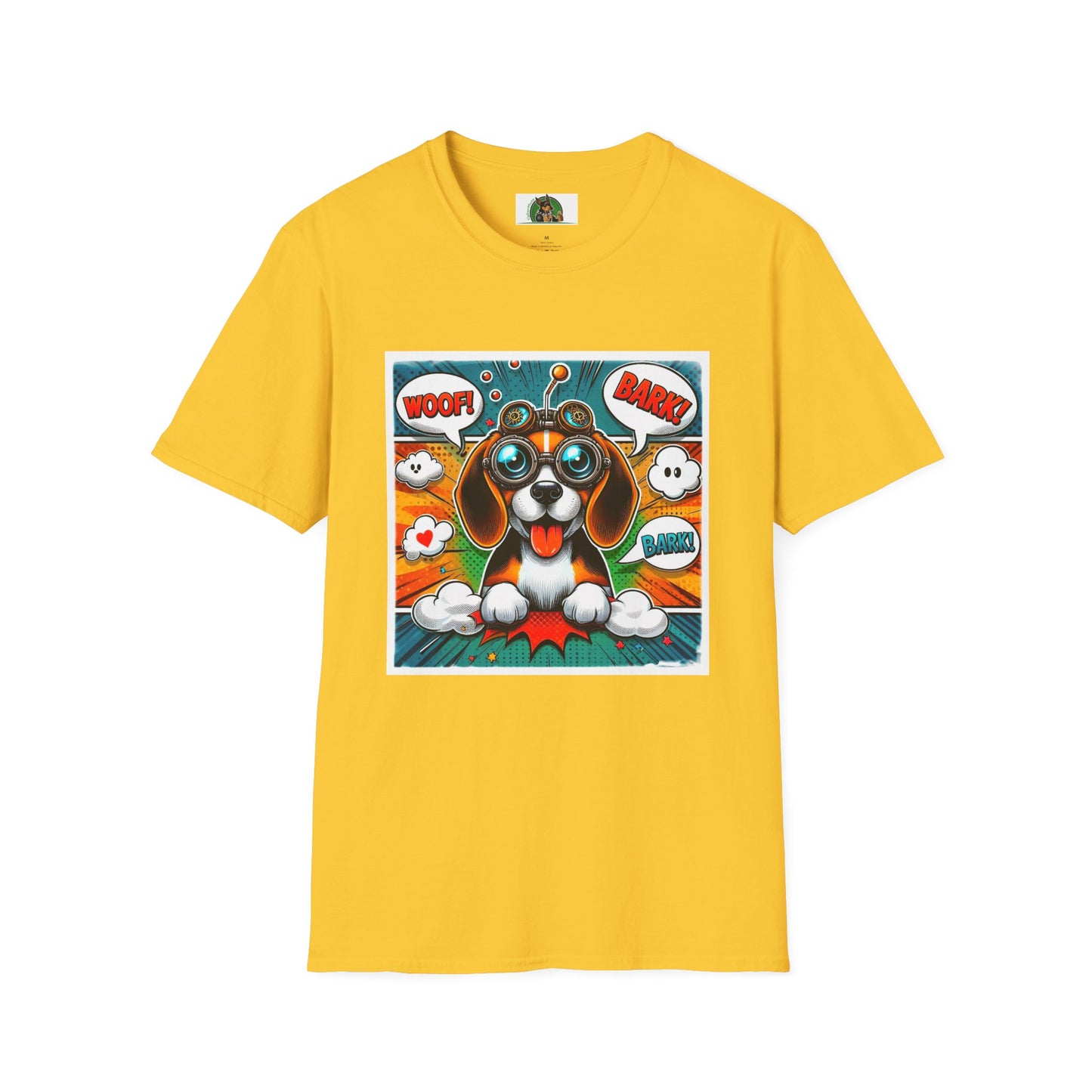 Wacky Beagle Cartoon Pop Art Dog T-Shirt Printify S Daisy 