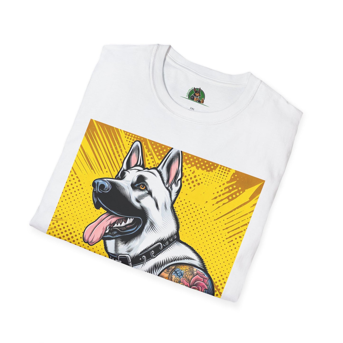 German Shepherd tattoo shirt T-Shirt Printify