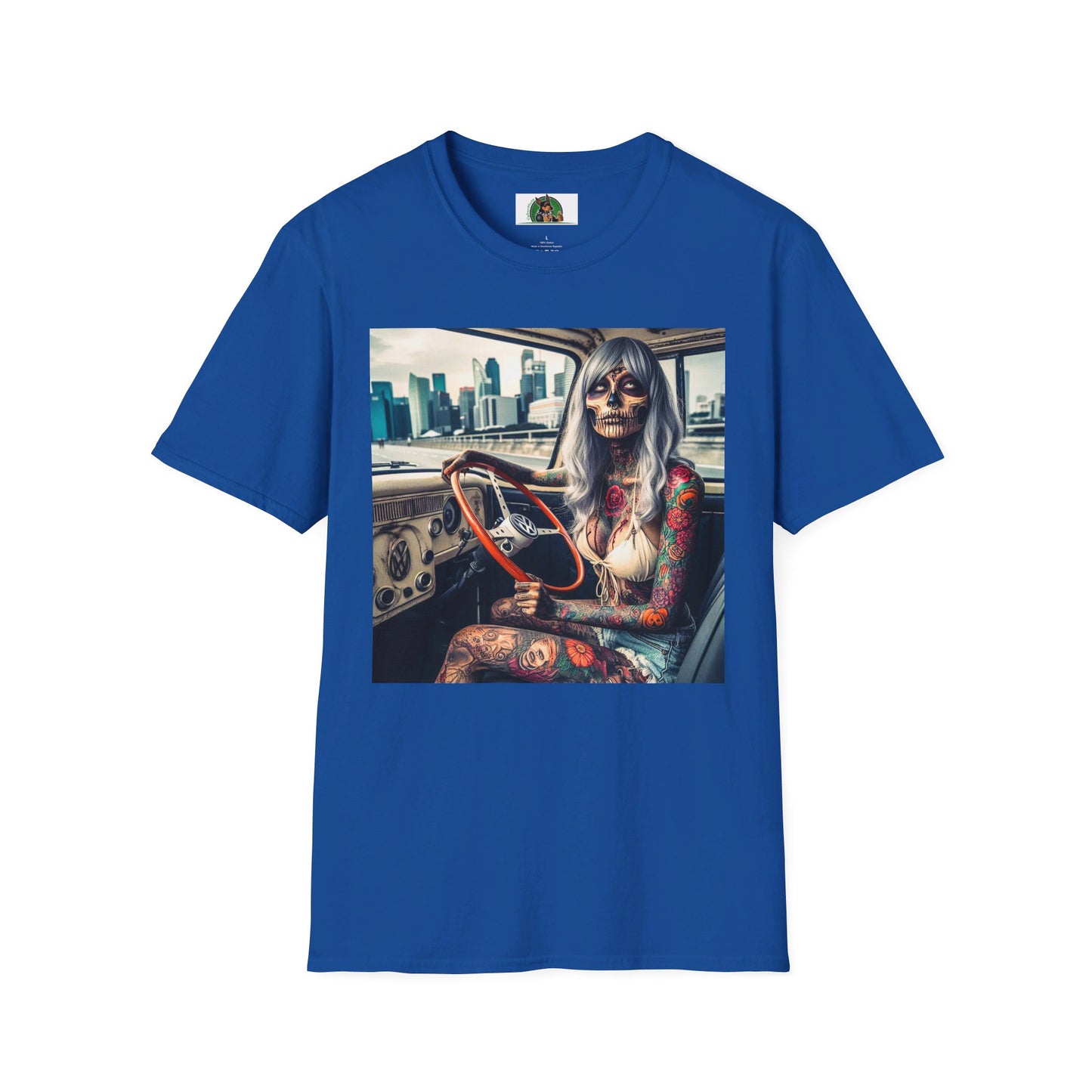 Zombie Girl T-Shirt Printify S Royal 