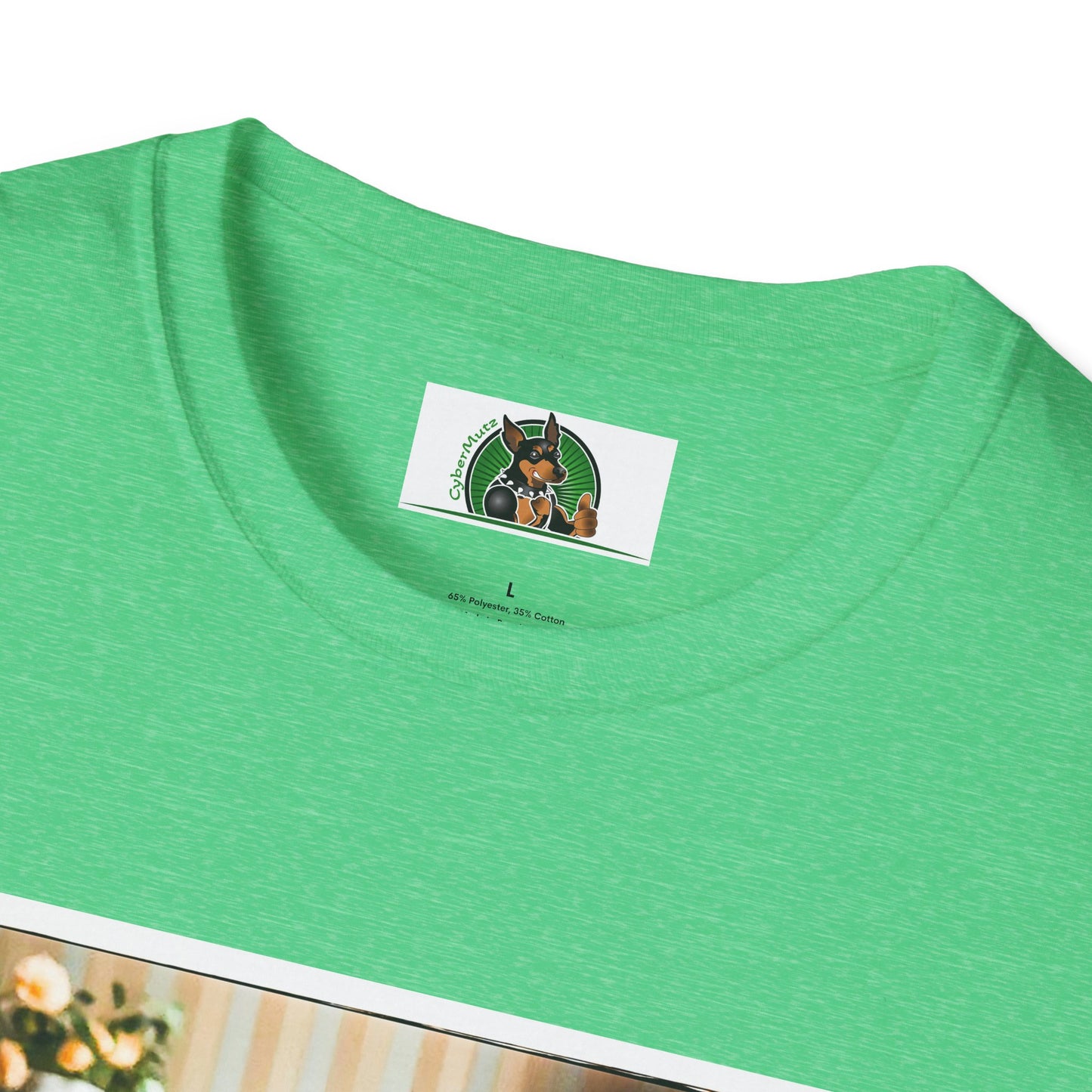 Basset Hound In Bath Robe Sitting On Couch T-Shirt Printify