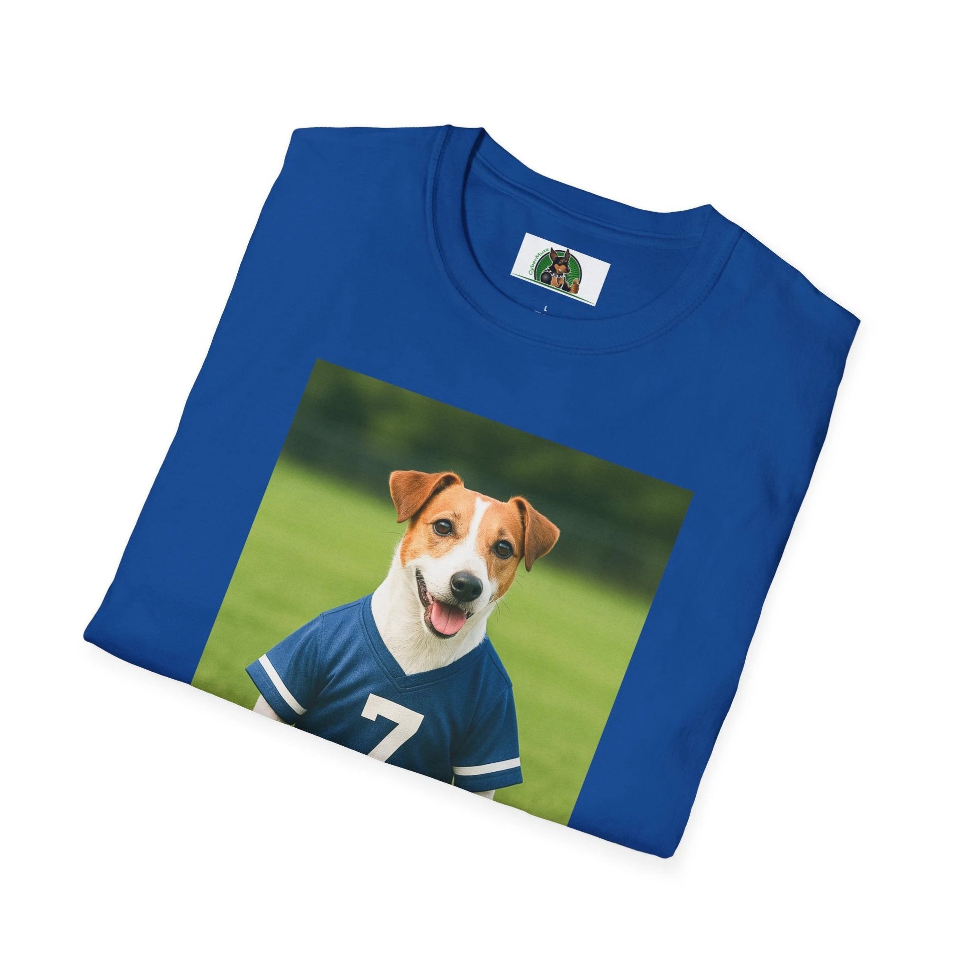 Jack Russell Soccer T-Shirt — Sports Dog Tee for Fans & Pet Lovers T-Shirt Printify