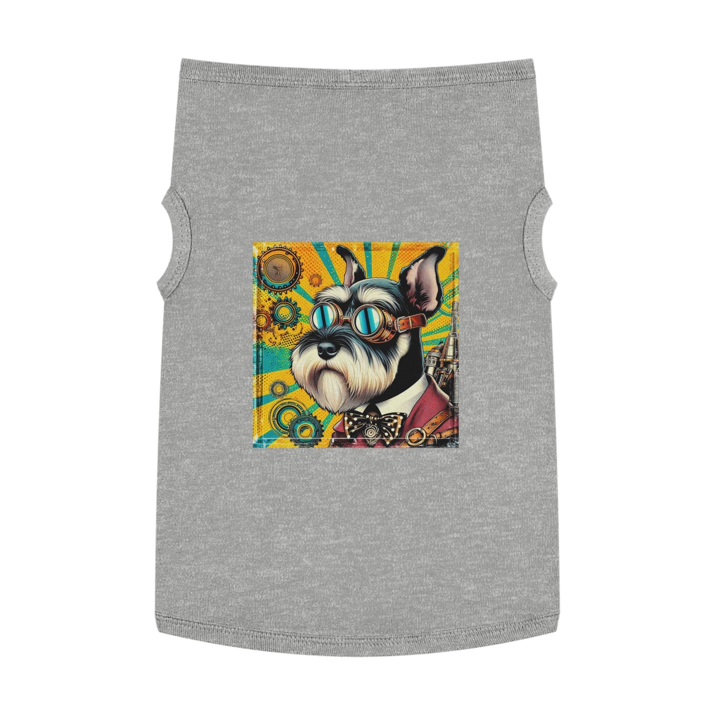 Pet Tank Top Miniature Schnauzer Pets Printify XL Heather 