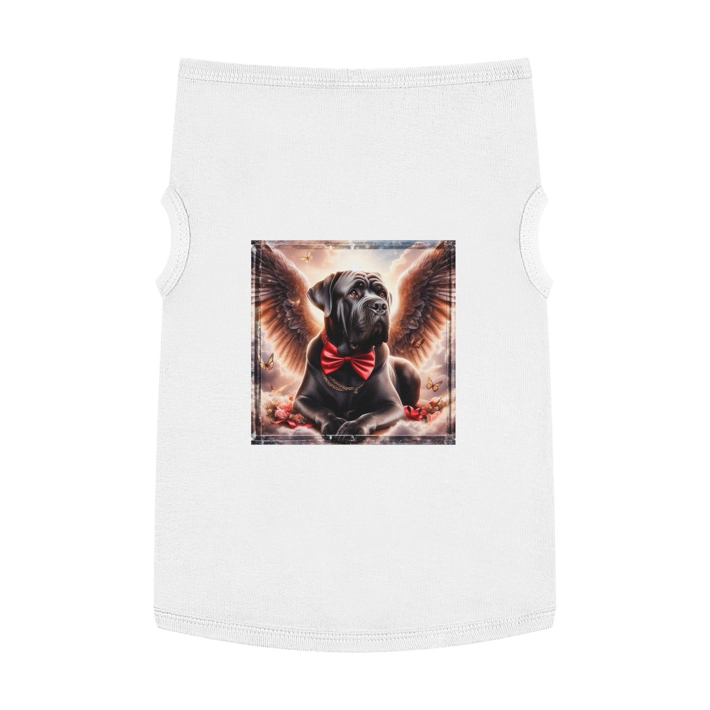 Pet Tank Top Cane Corso Angel Pets Printify XL White 