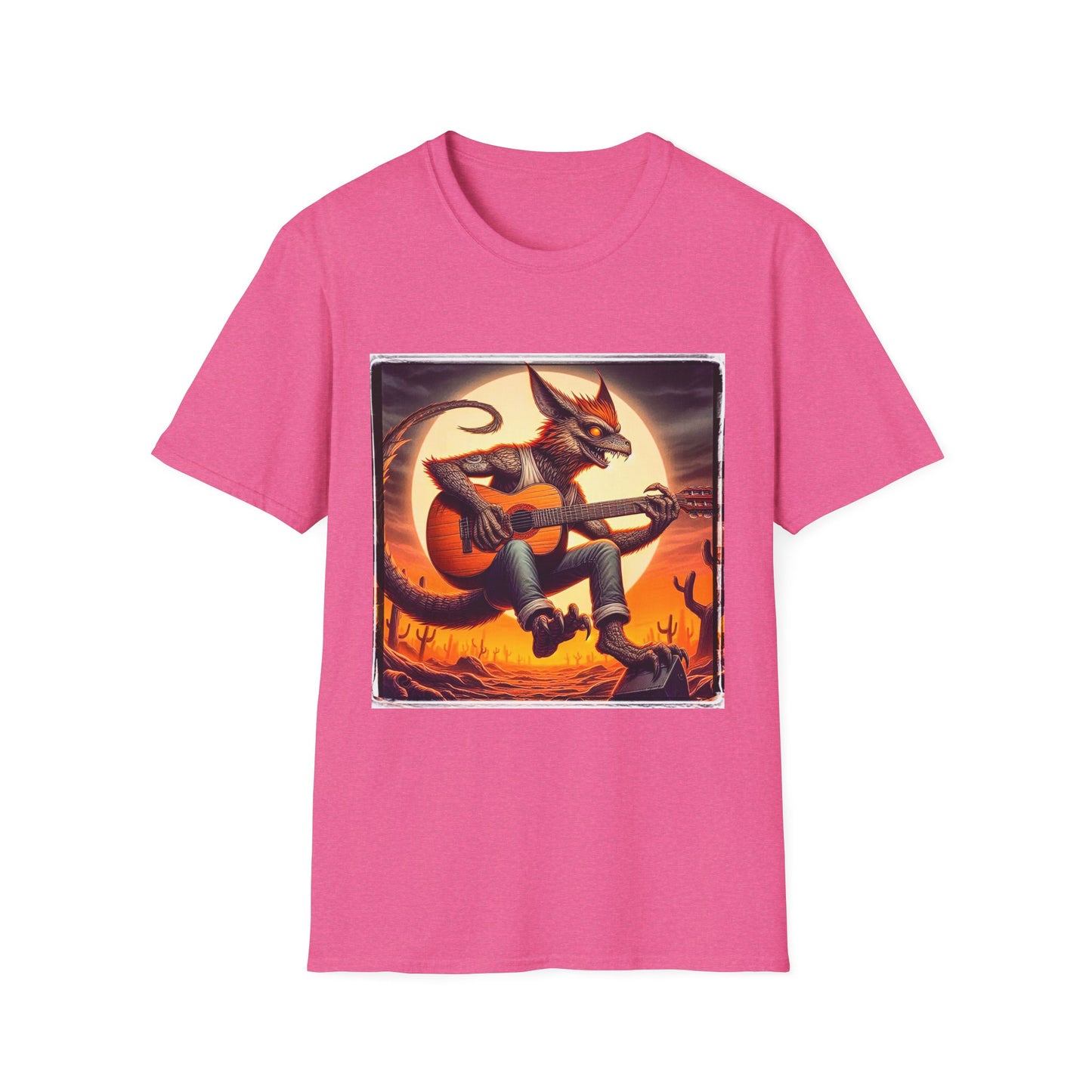 Chupacabra T-Shirt Printify S Heather Heliconia 