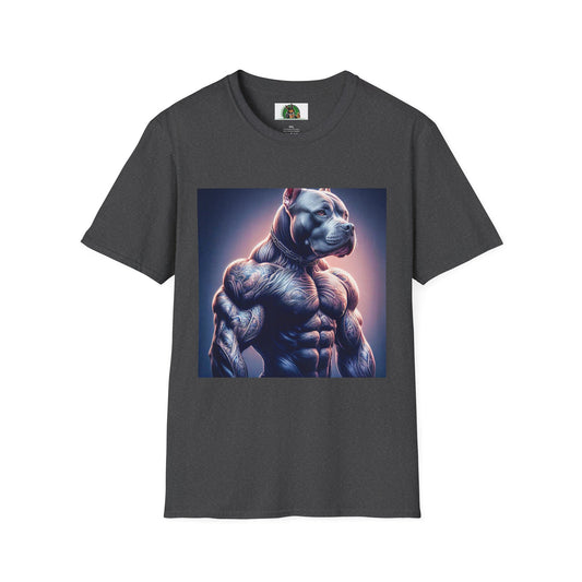 Pit Bull gym rat shirt T-Shirt Printify XS Dark Heather