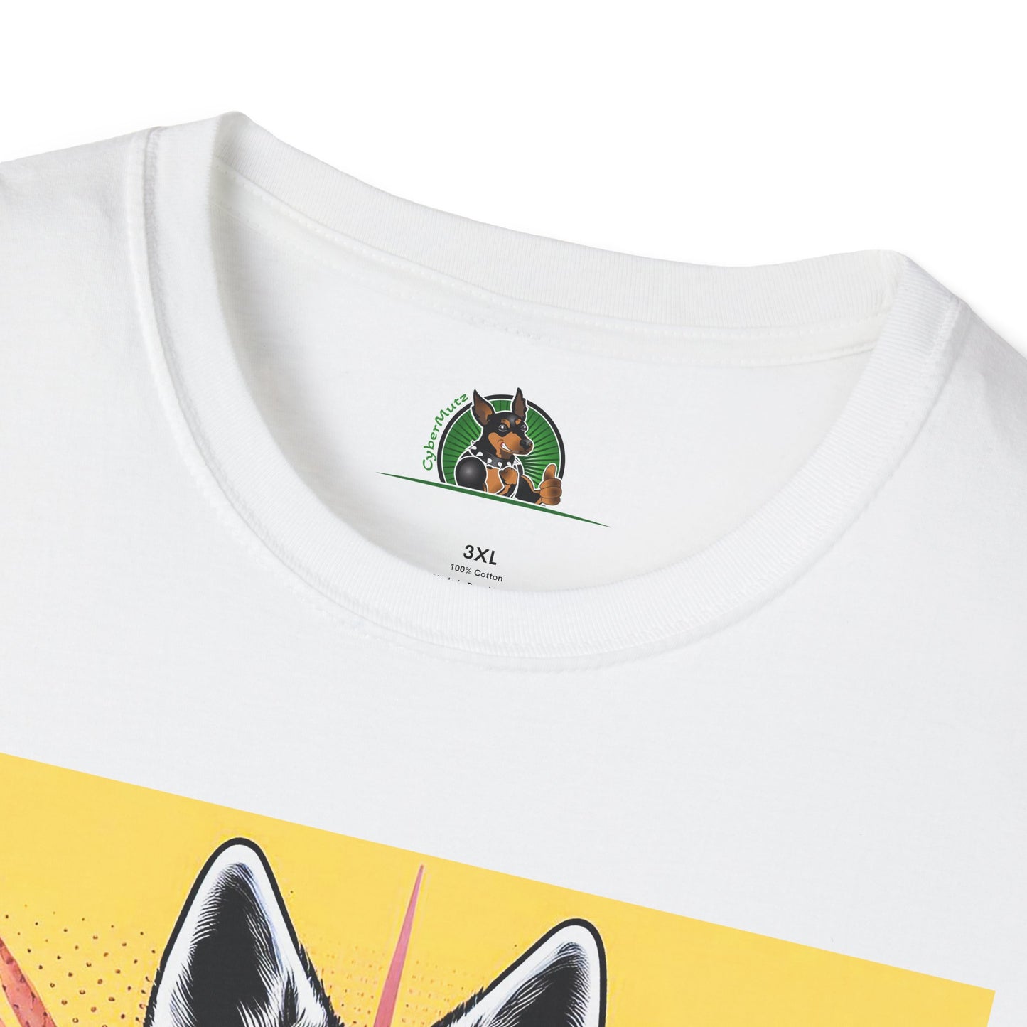 German Shepherd arms and flexing shirt T-Shirt Printify