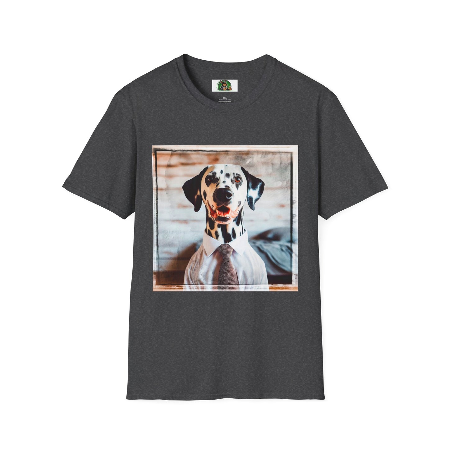 Dalmatian T-Shirt Printify XS Dark Heather 