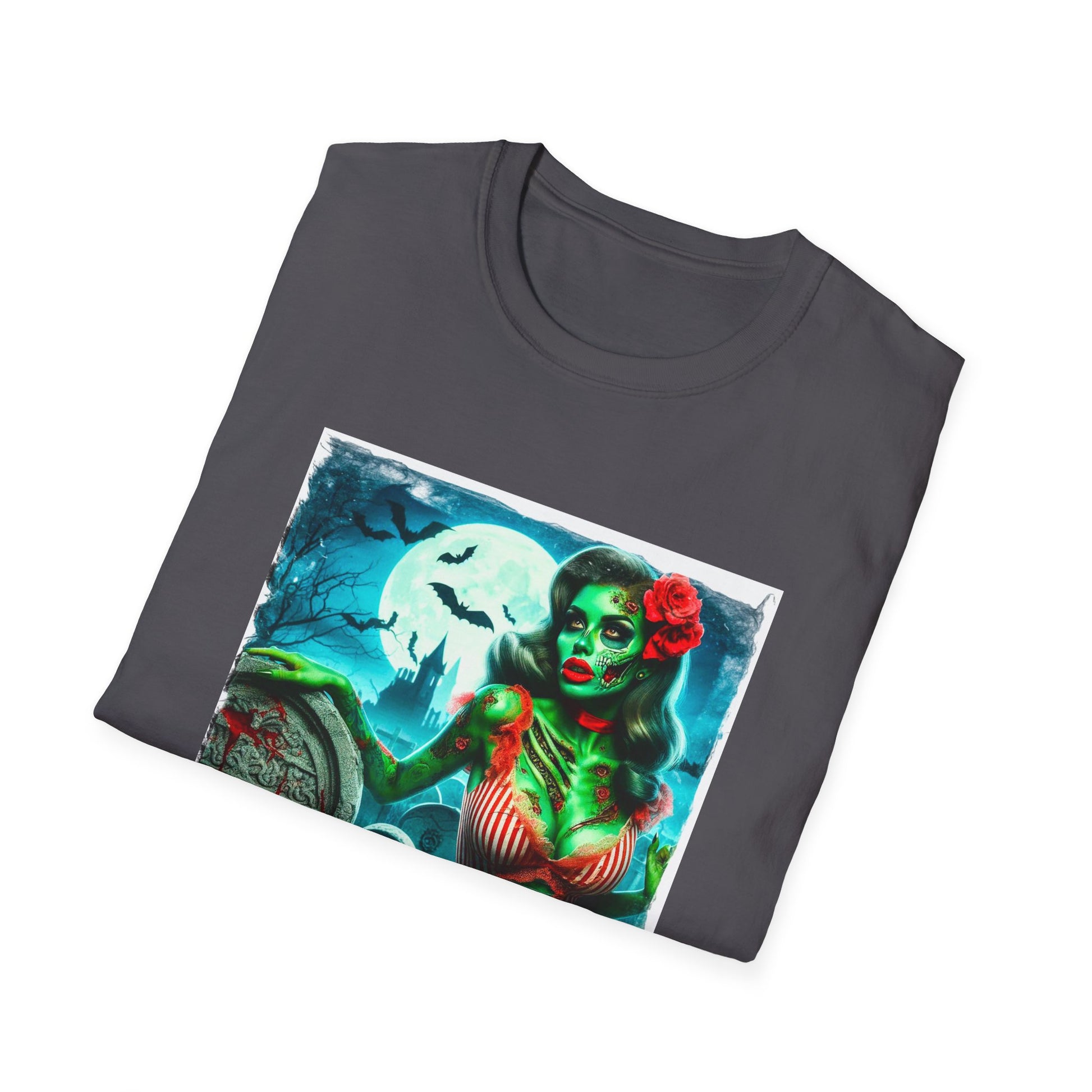 Marketing Zombie Pinup Mis·cel·la·ne·ous T-Shirt Printify   