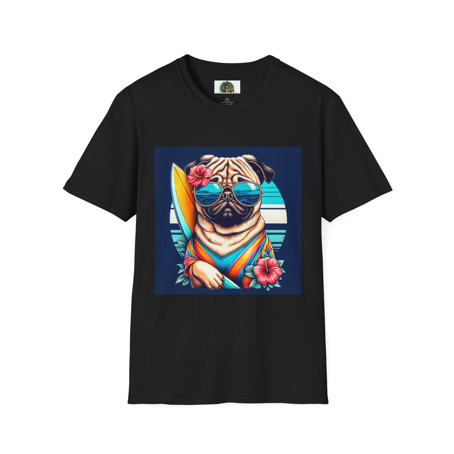 Pugs T-Shirt Printify XS Black 