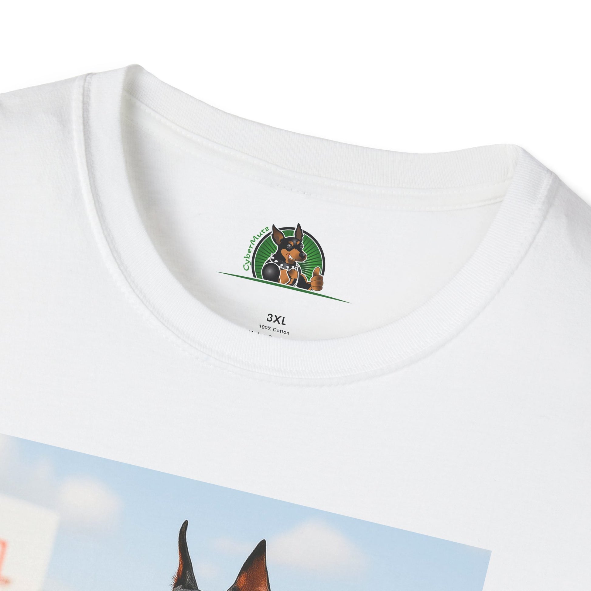 Basketball Doberman Sports T-Shirt T-Shirt Printify