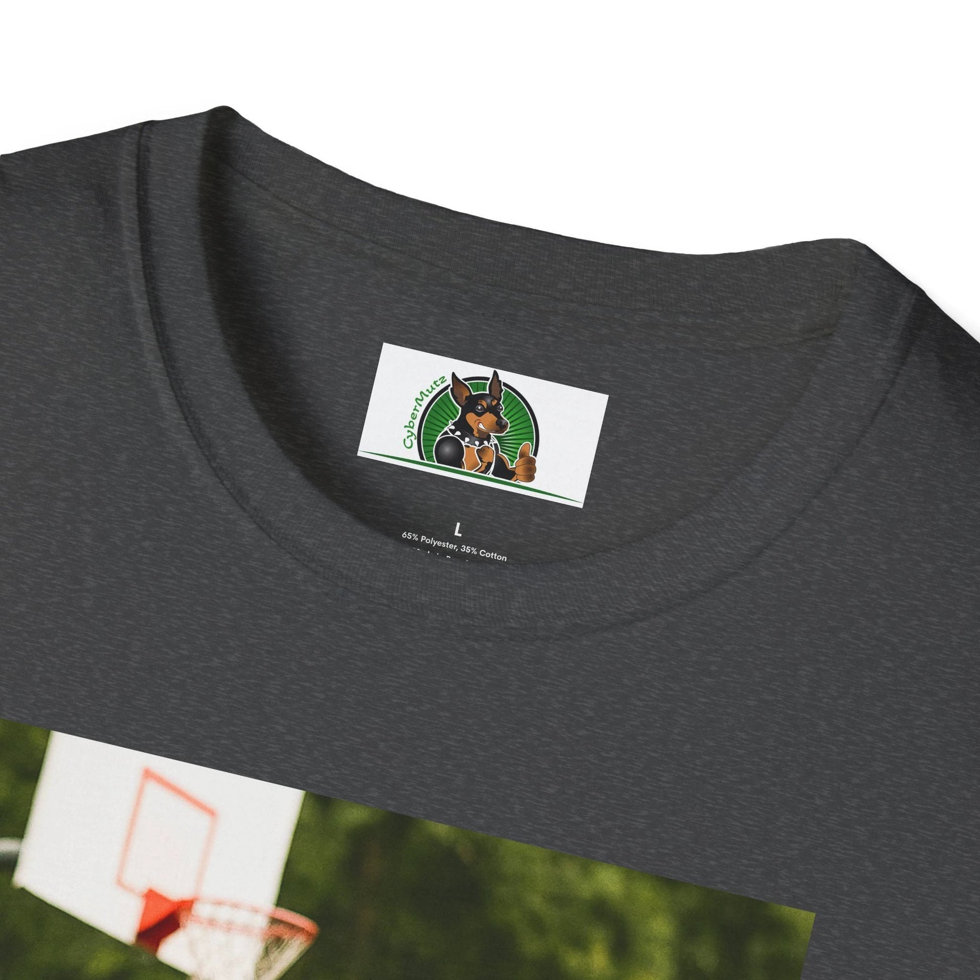 Great Dane Playing Basketball T-Shirt — Sports Dog Tee T-Shirt Printify