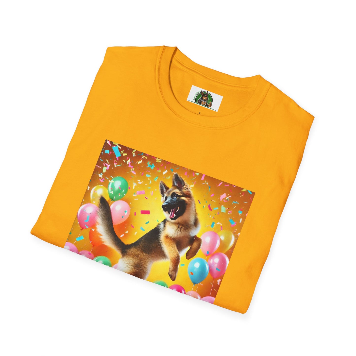 German Shepherd T-Shirt - Dancing Dog Design