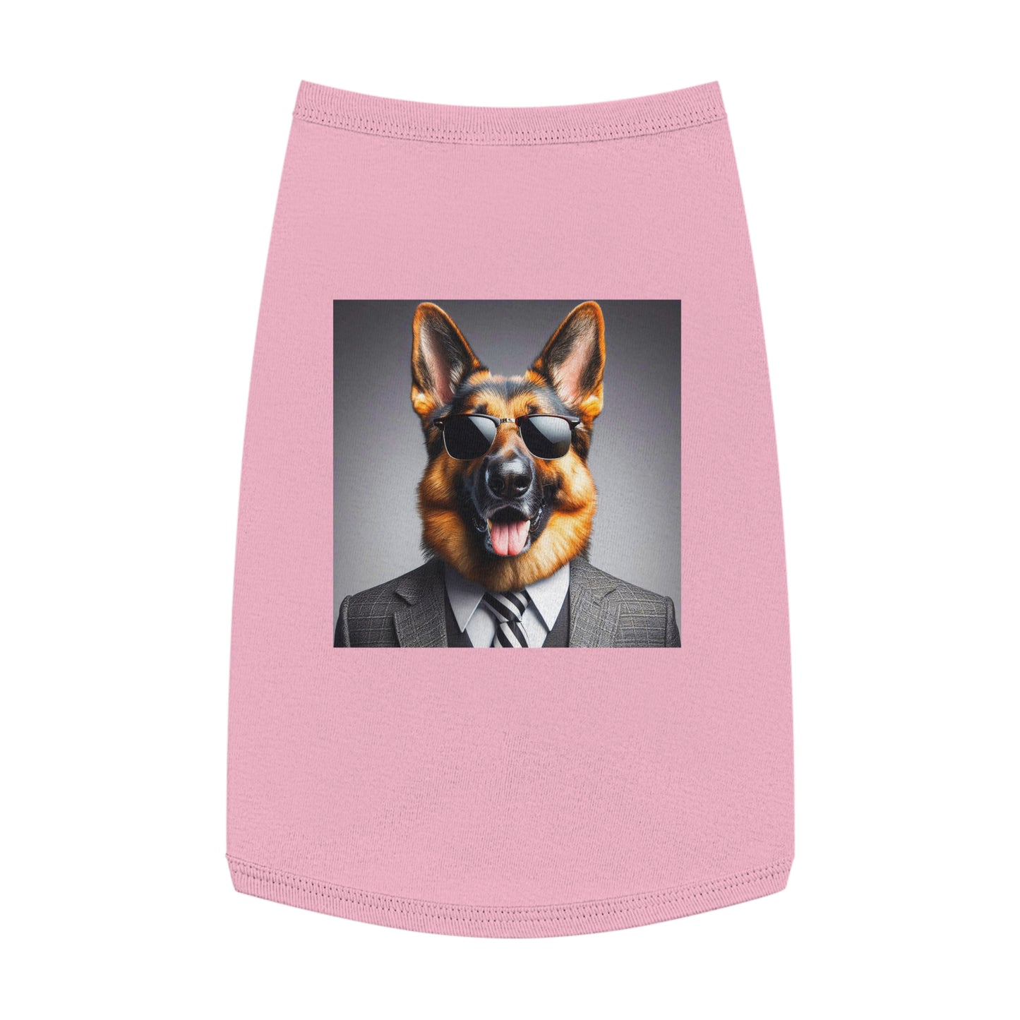 Pet Tank Top German Shepherd Pets Printify L Pink 