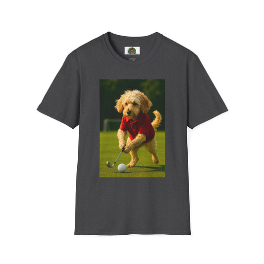 Sports Cockerpoo Golf T-Shirt T-Shirt Printify Dark Heather XS