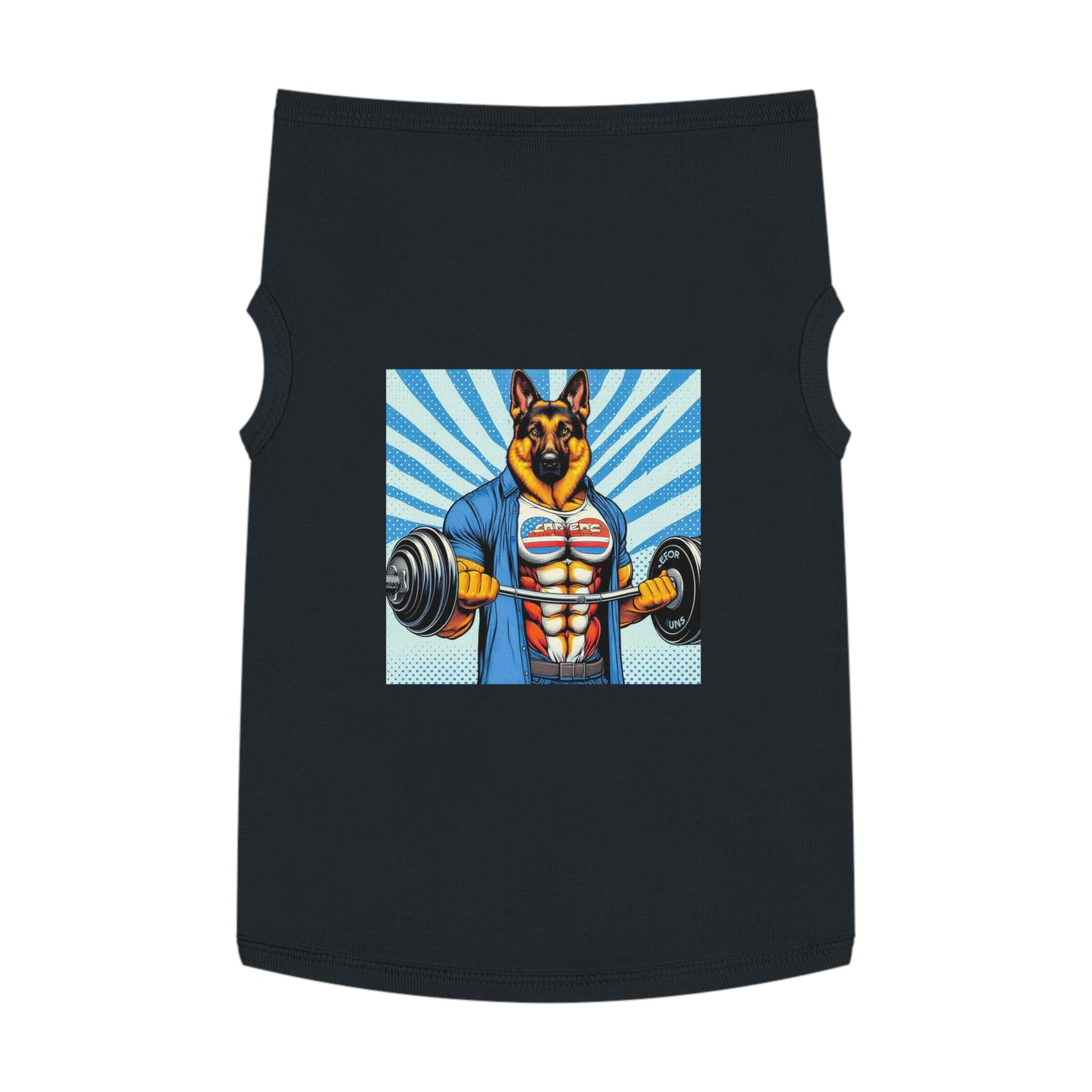 Pet Tank Top German Shepherd Pets Printify XL Black 