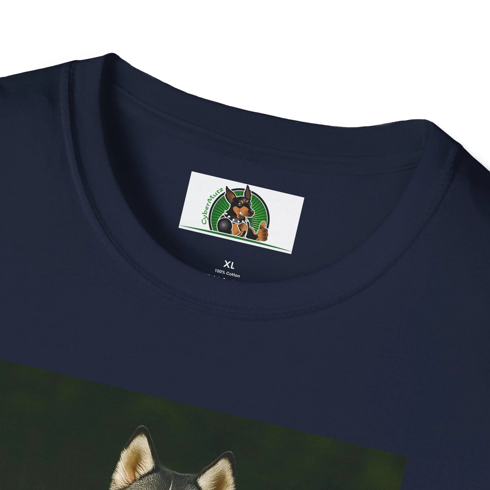 Husky Soccer T-Shirt — Sports Dog Playing Soccer Tee T-Shirt Printify