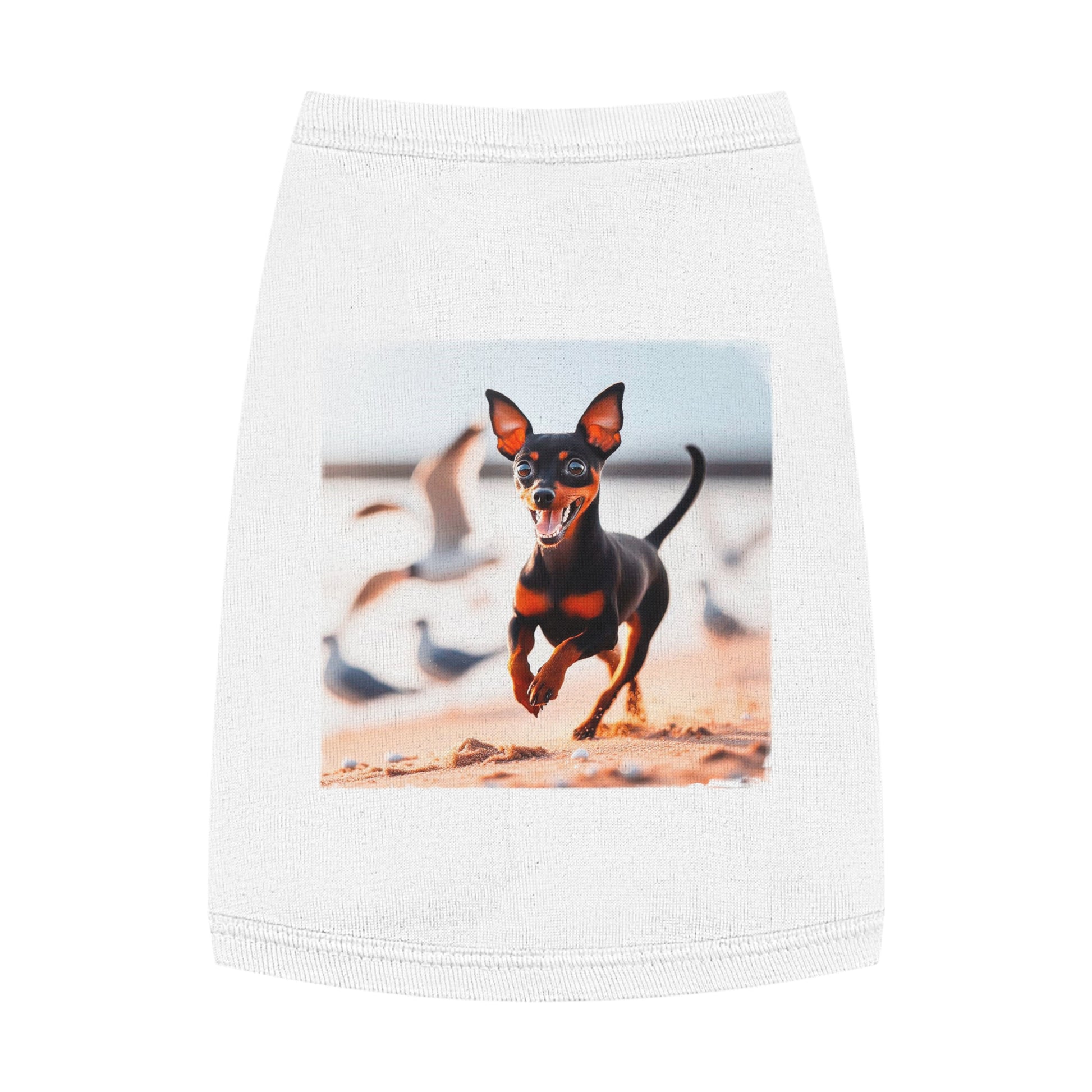 Dog Tank Top - Min Pin Tank Tops Pets Printify   