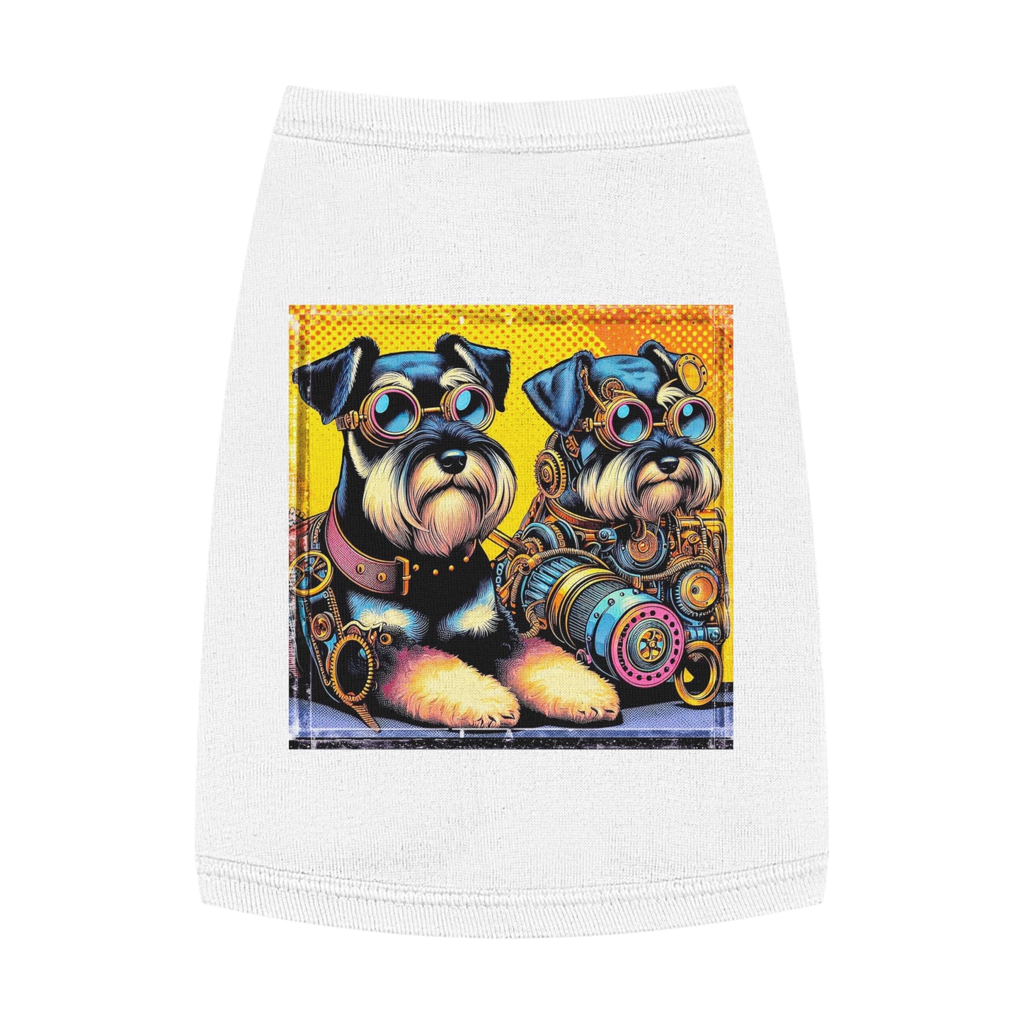 Pet Tank Top Miniature Schnauzer Pets Printify   