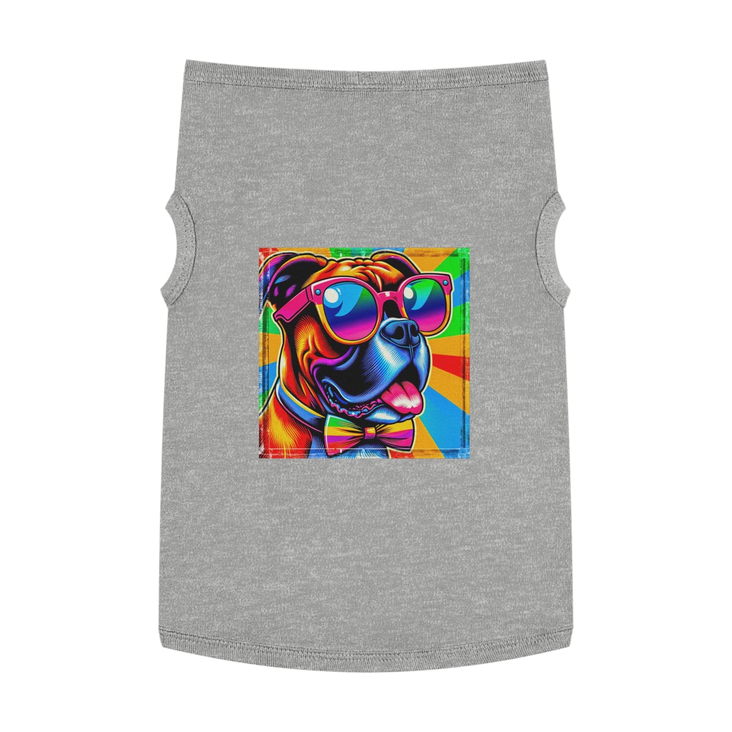 Pet Tank Top Boxer Pets Printify XL Heather 