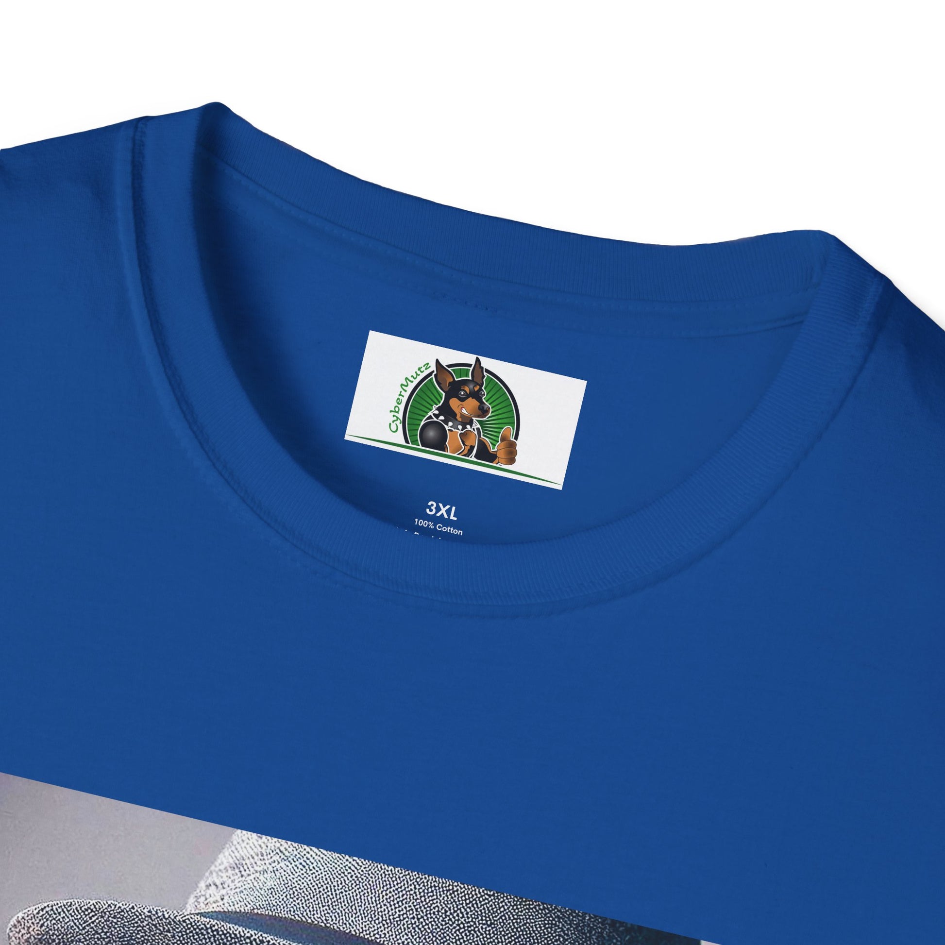 Pit Bull hat and bow tie shirt T-Shirt Printify