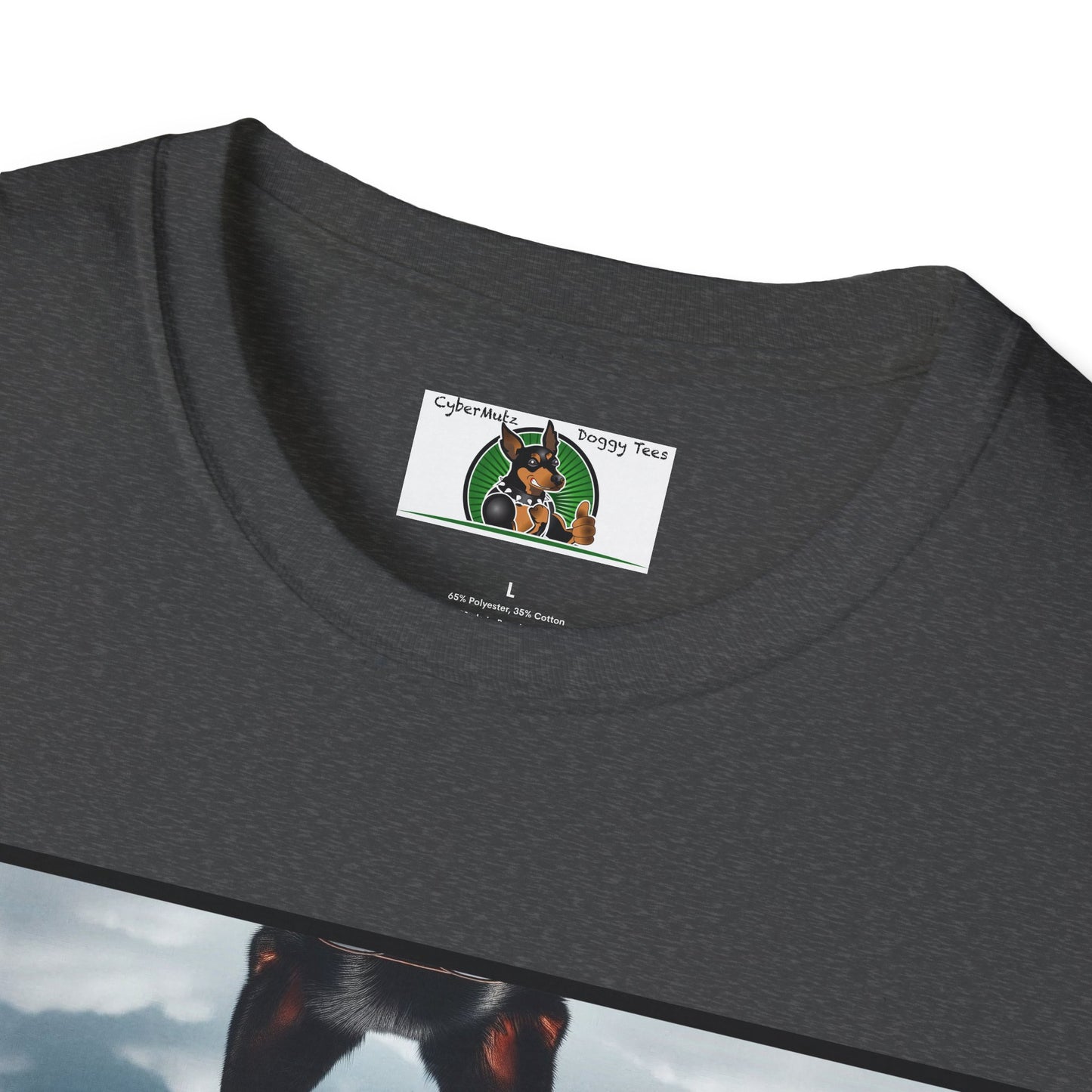 German Shepherd Agent Dog Unisex Softstyle T-Shirt T-Shirt Printify