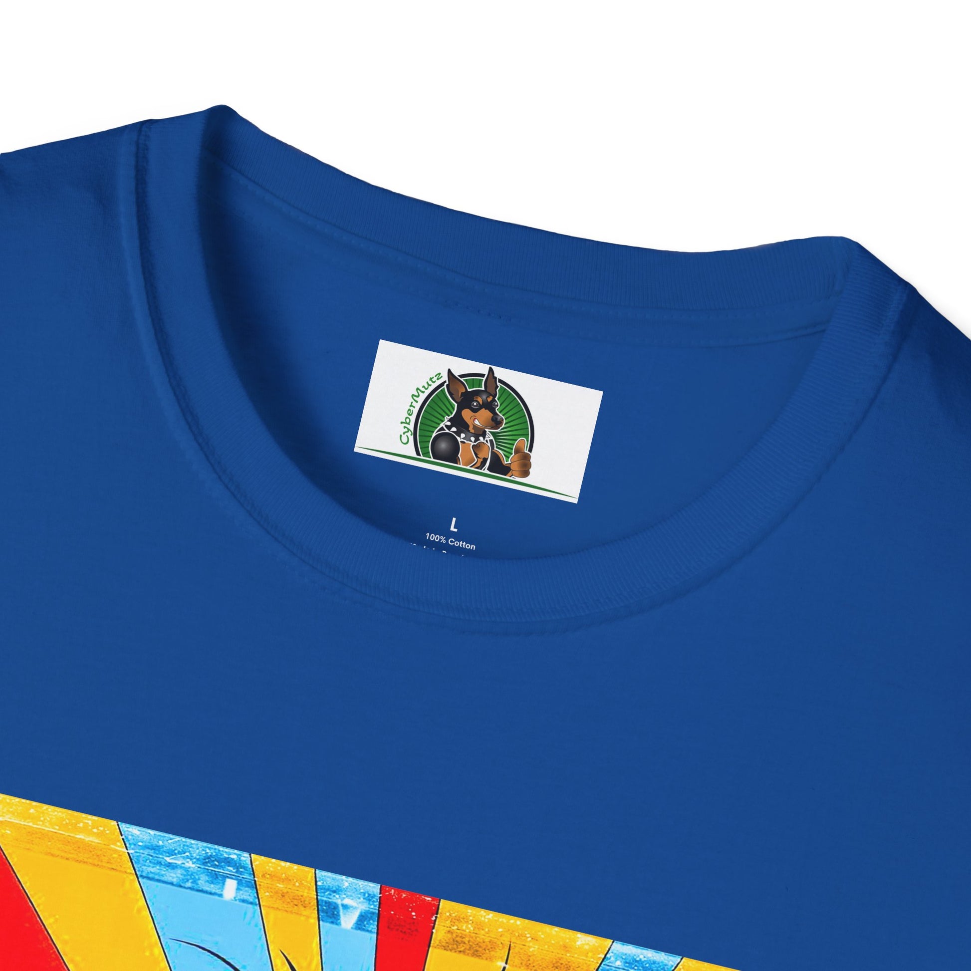 Basset Hound Bright Pop Art Pic T-Shirt Printify