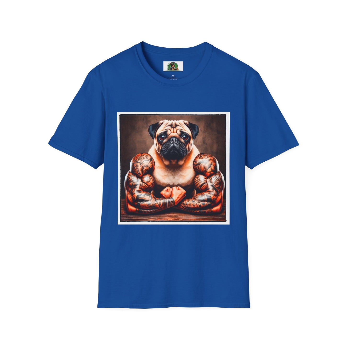 Pugs T-Shirt Printify XS Royal 