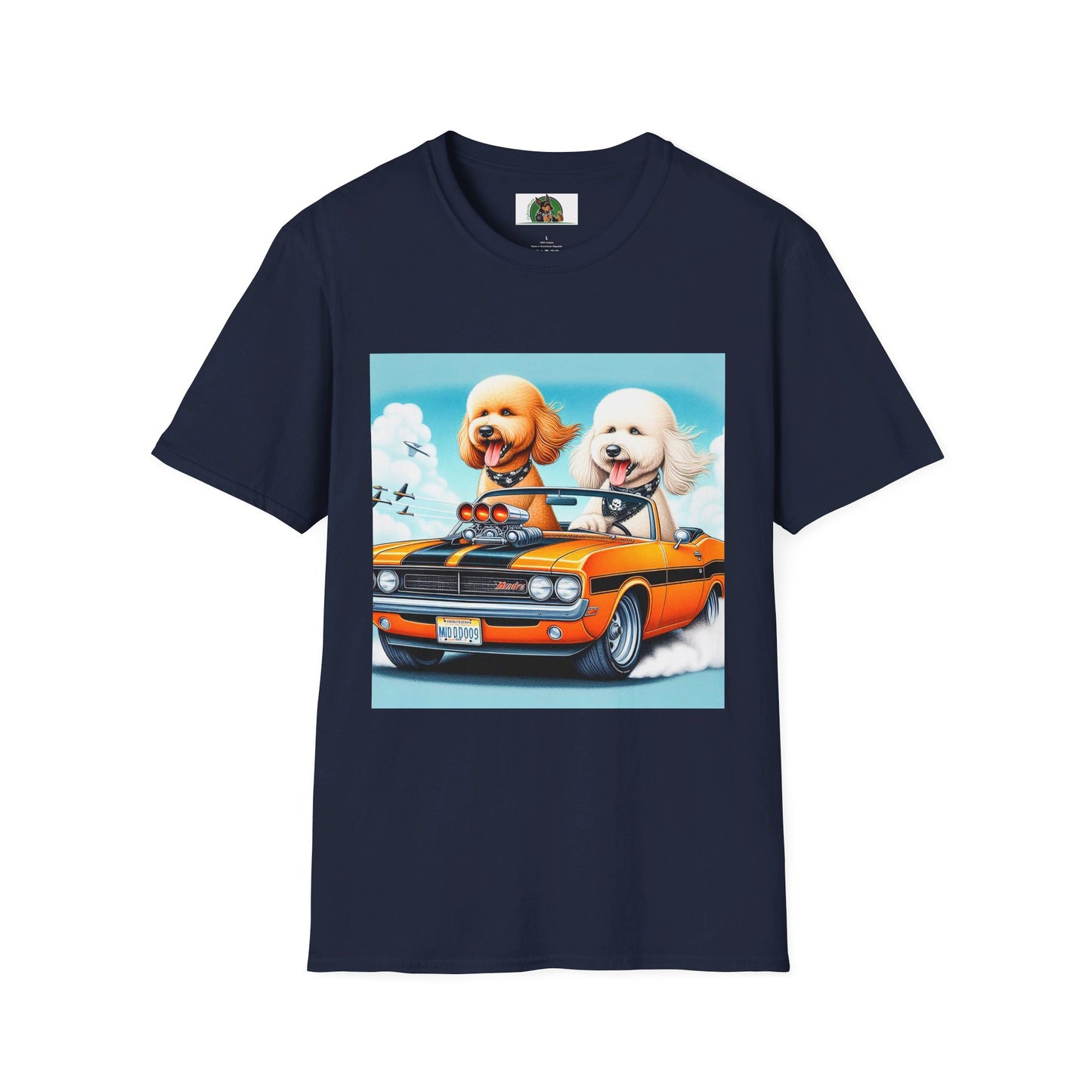 Wacky Shepadoodle T-Shirt Printify S Navy 