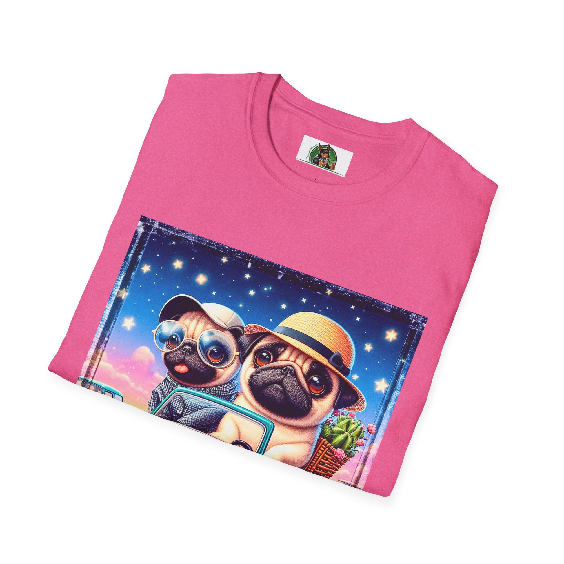 Wacky Pugs T-Shirt Printify   