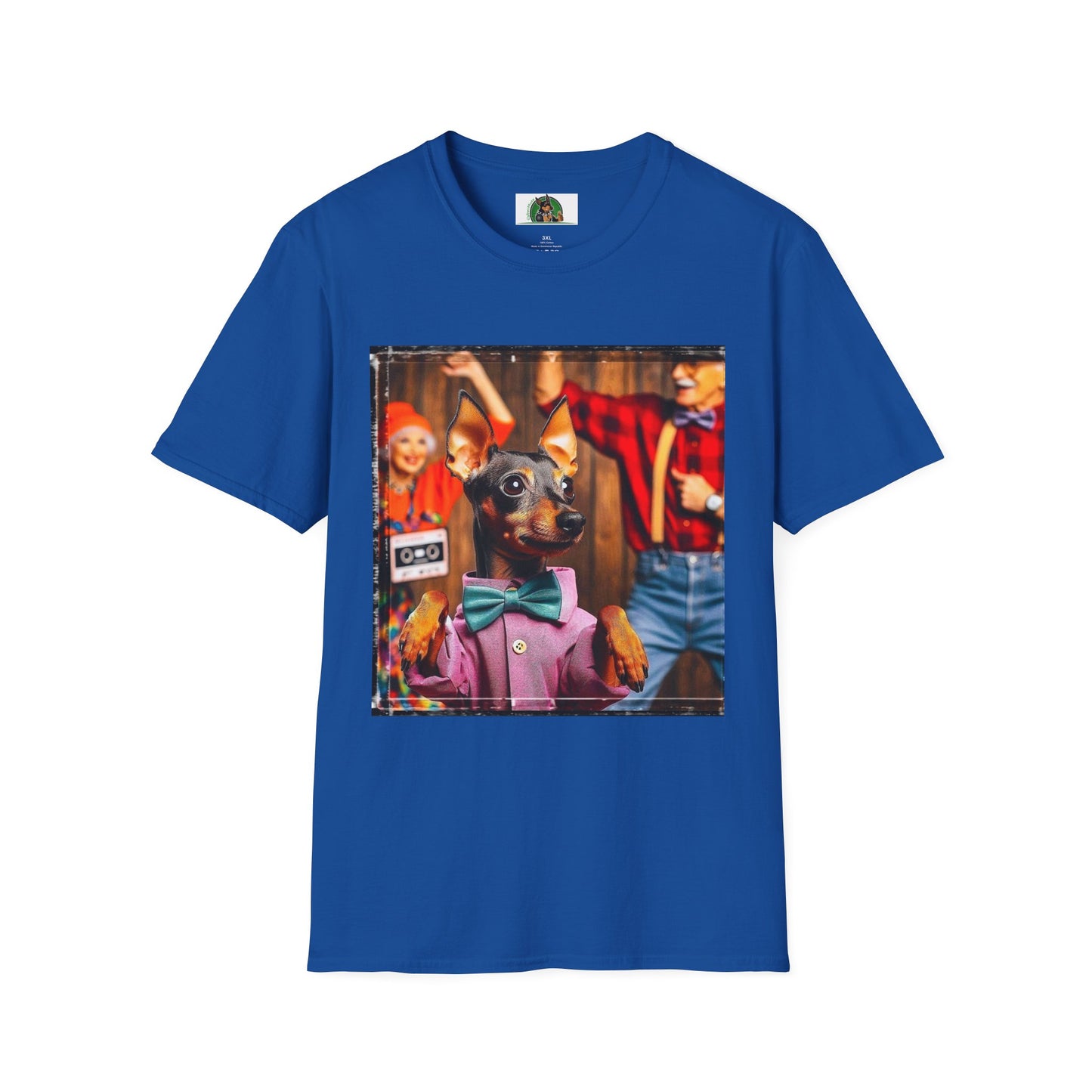 Min Pin T-Shirt T-Shirt Printify XS Royal 