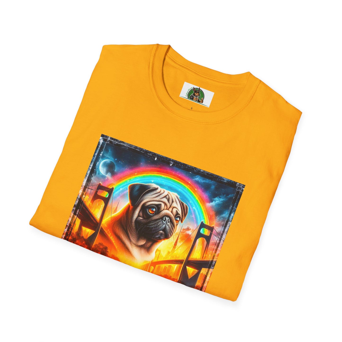 Pugs T-Shirt Printify   