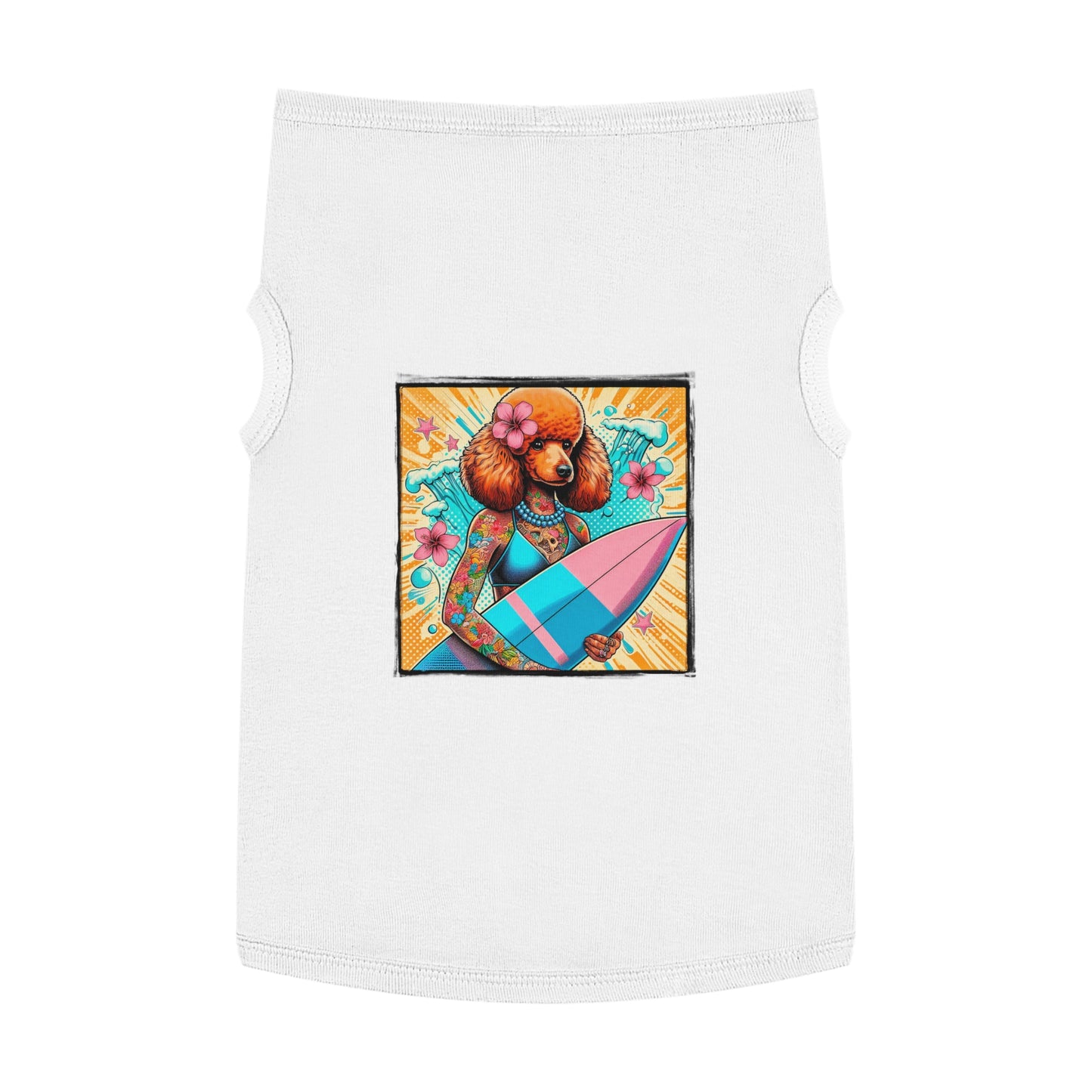 Pet Tank Top Poodle Pets Printify   