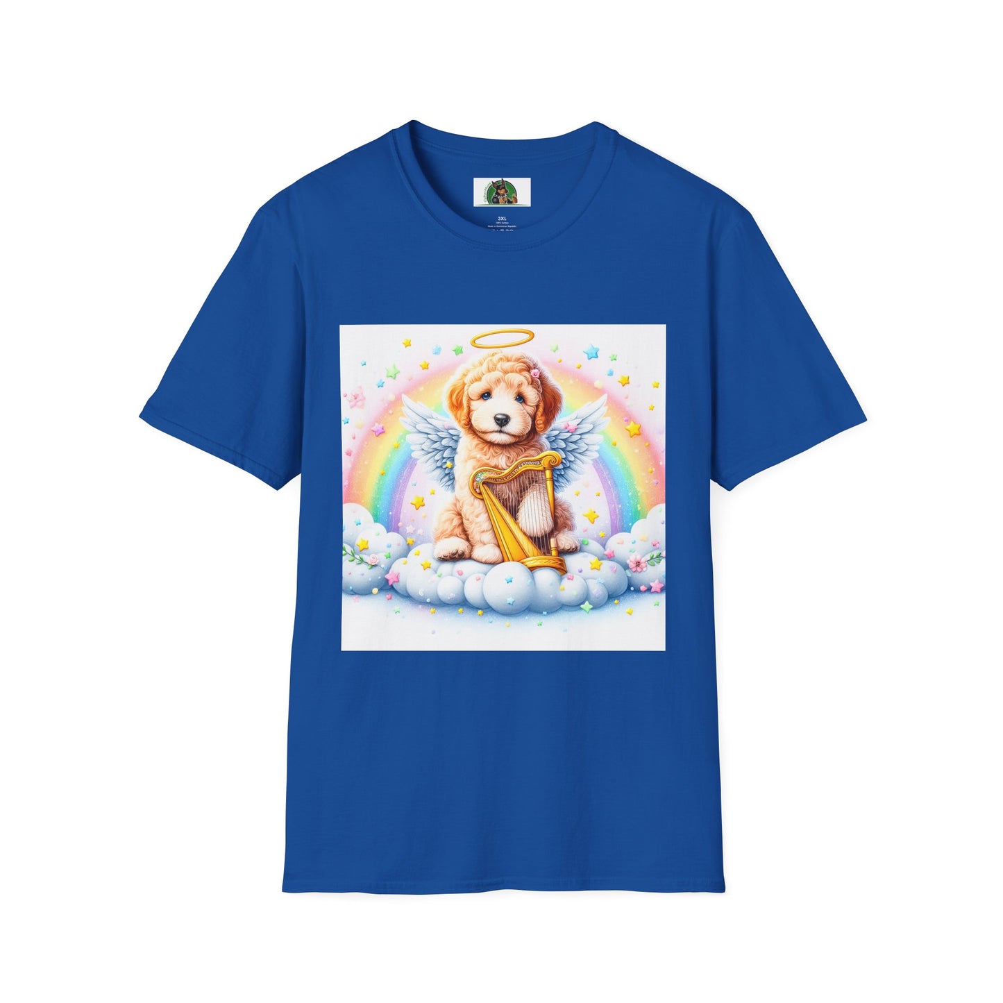 Golden Doodle colorful Angel shirt T-Shirt Printify XS Royal